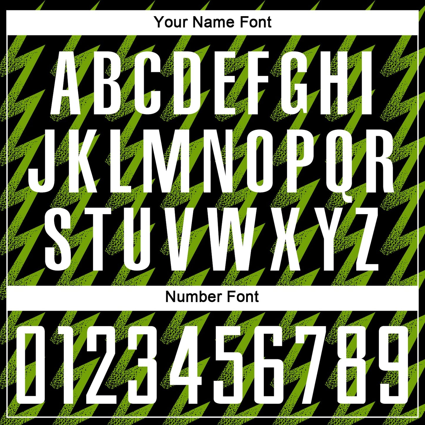 Custom Black White-Neon Green Zigzag Shape Sublimation Soccer Uniform Jersey Limited