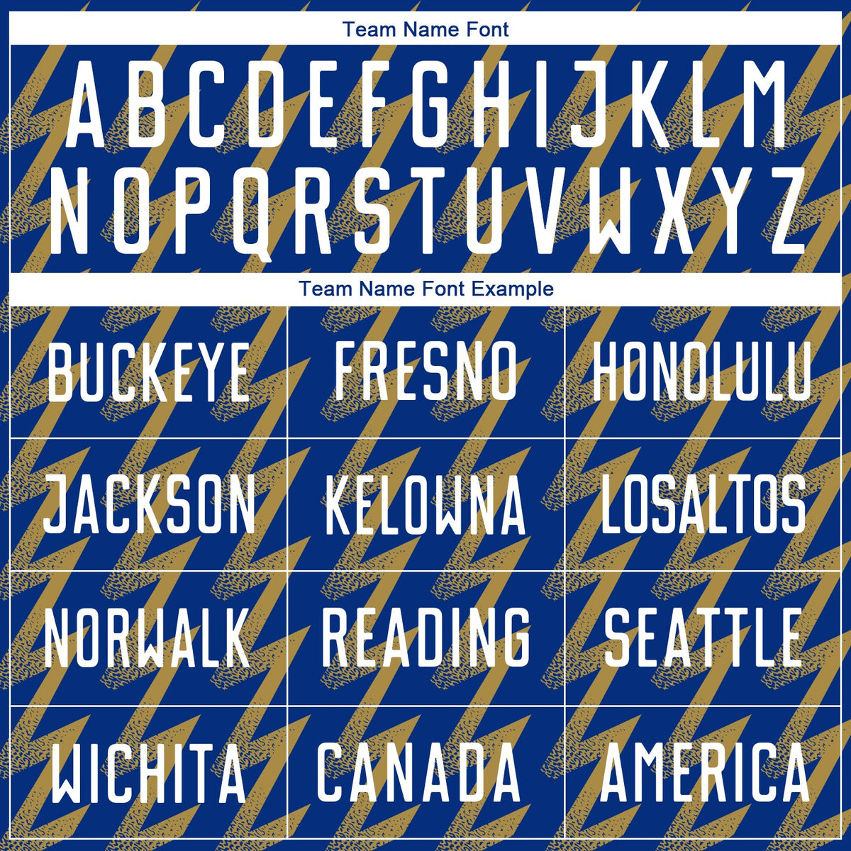 Custom Royal White-Old Gold Zigzag Shape Sublimation Soccer Uniform Jersey Limited