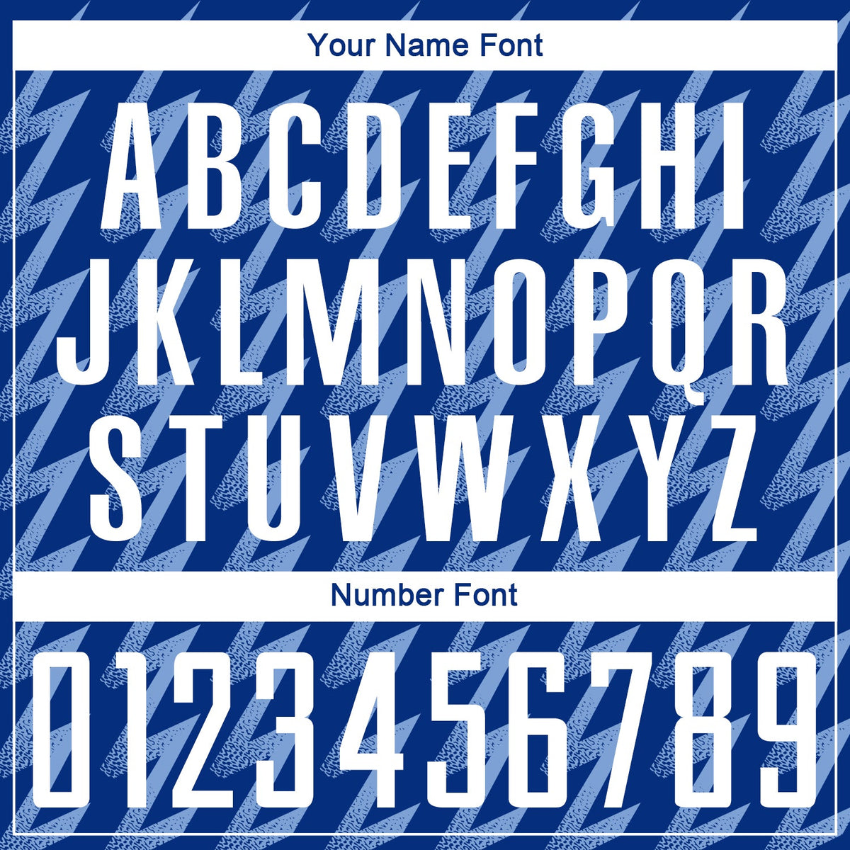 Custom Royal White-Light Blue Zigzag Shape Sublimation Soccer Uniform Jersey Limited