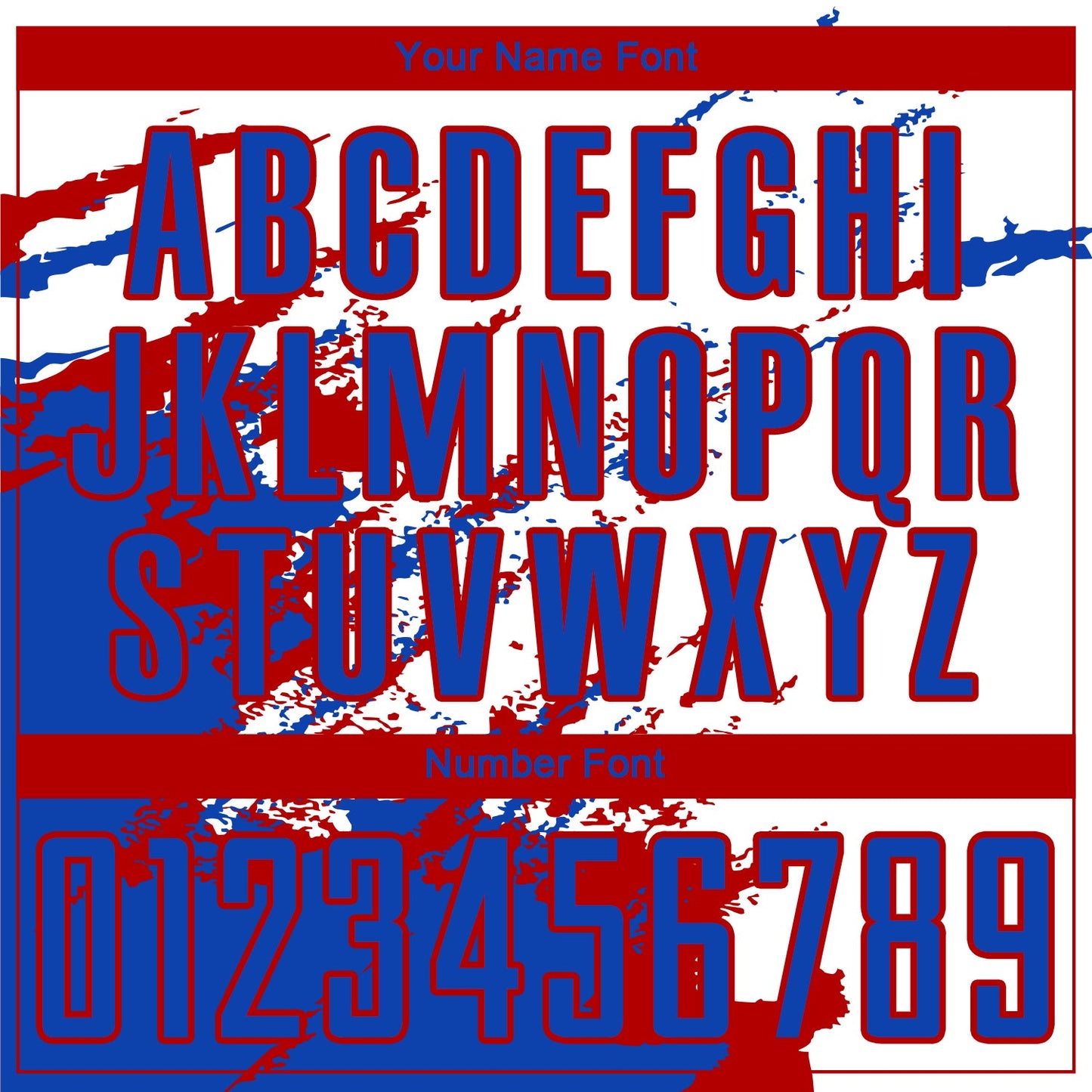 Custom White Thunder Blue-Red Abstract Fragment Art Splash Sublimation Soccer Uniform Jersey Limited