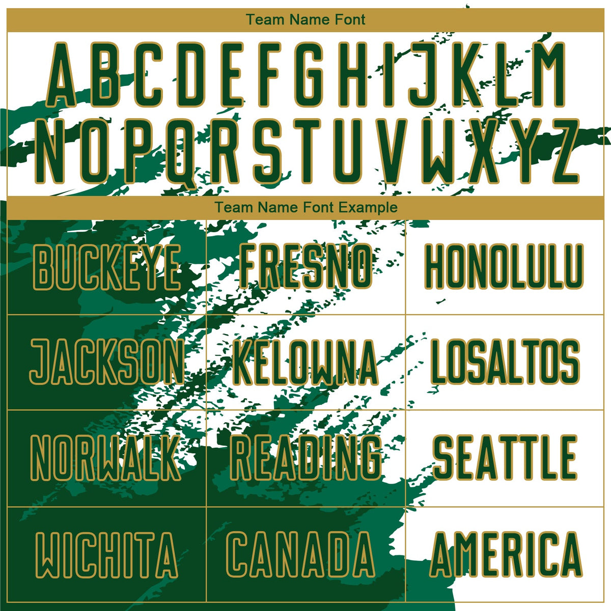 Custom White Green Kelly Green-Gold Abstract Fragment Art Splash Sublimation Soccer Uniform Jersey Limited