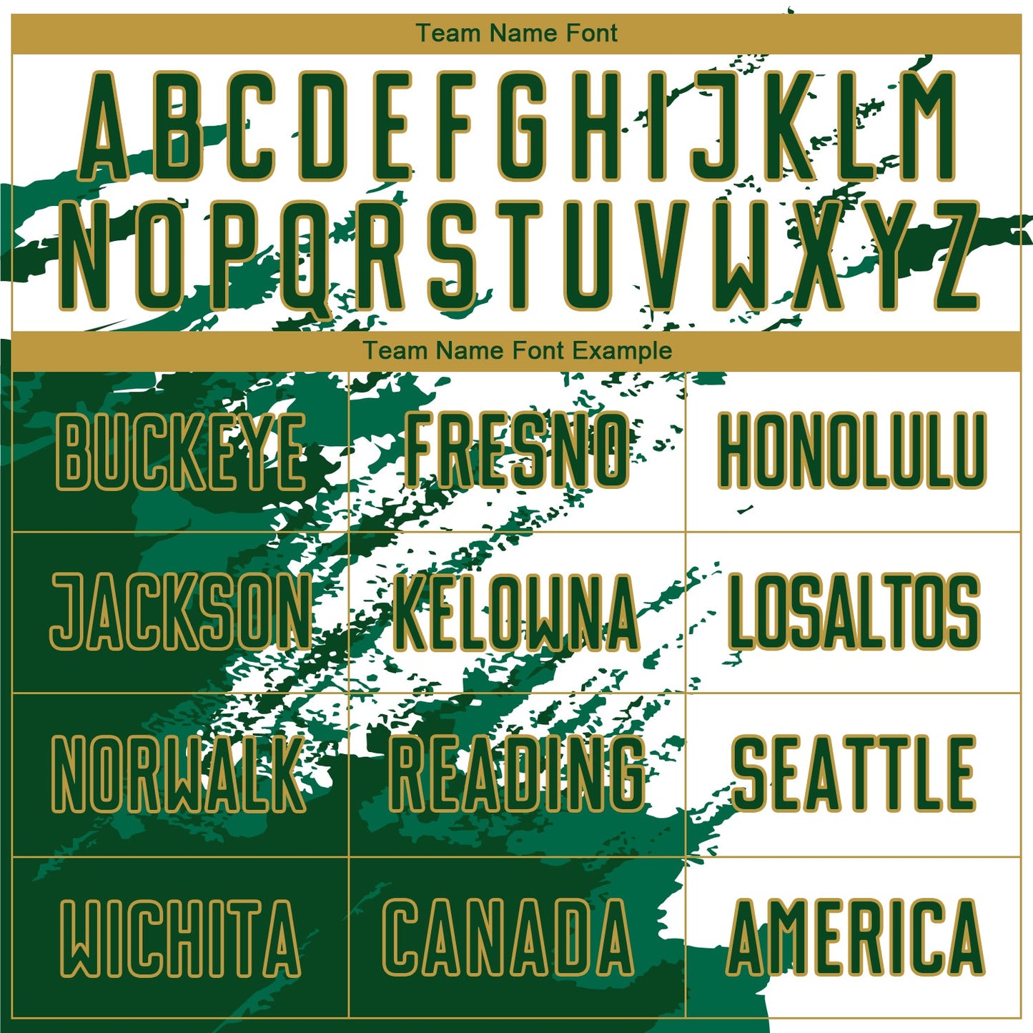 Custom White Green Kelly Green-Gold Abstract Fragment Art Splash Sublimation Soccer Uniform Jersey Limited