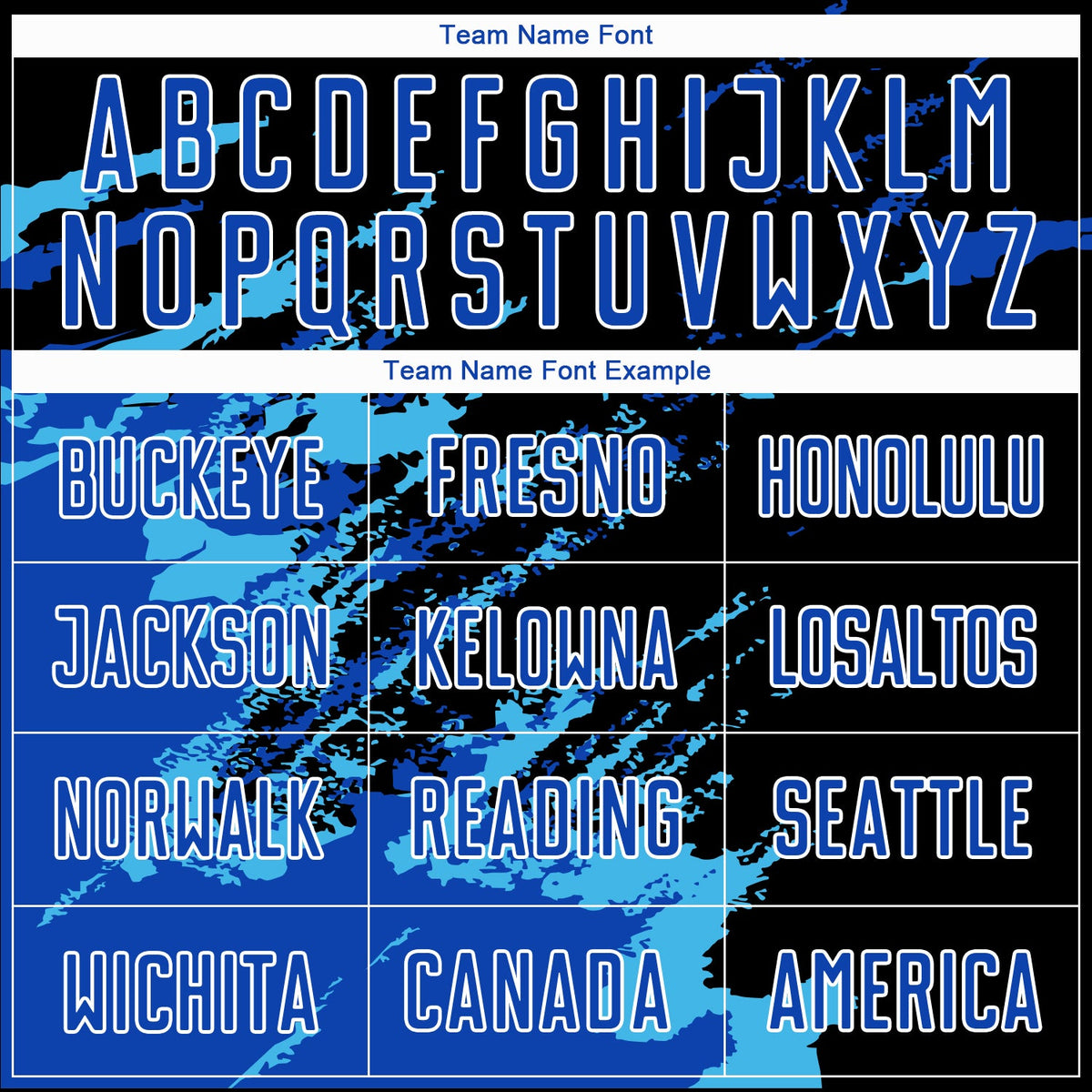 Custom Black Thunder Blue-Sky Blue Abstract Fragment Art Splash Sublimation Soccer Uniform Jersey Limited