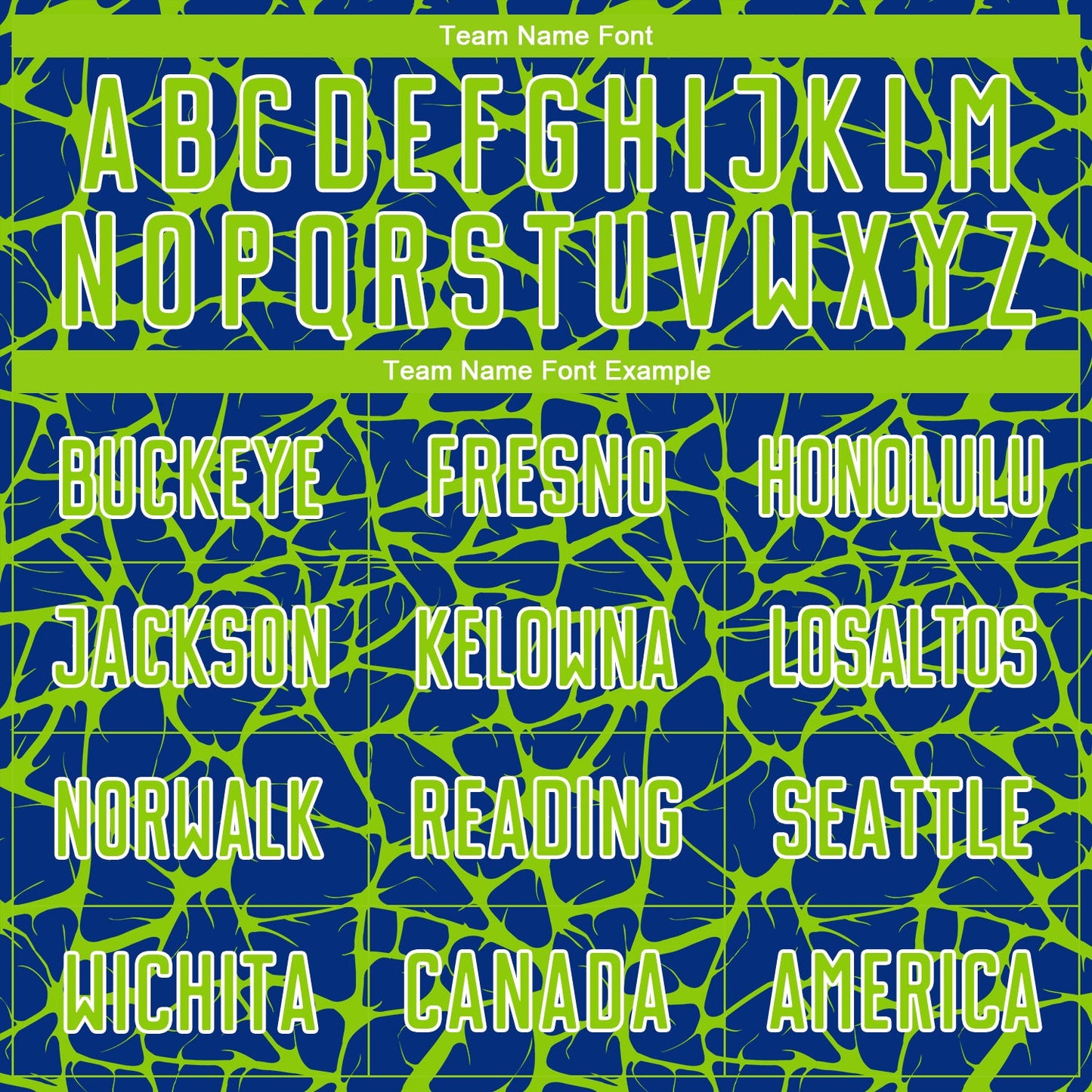 Custom Royal Neon Green-White Abstract Network Splash Sublimation Soccer Uniform Jersey Limited