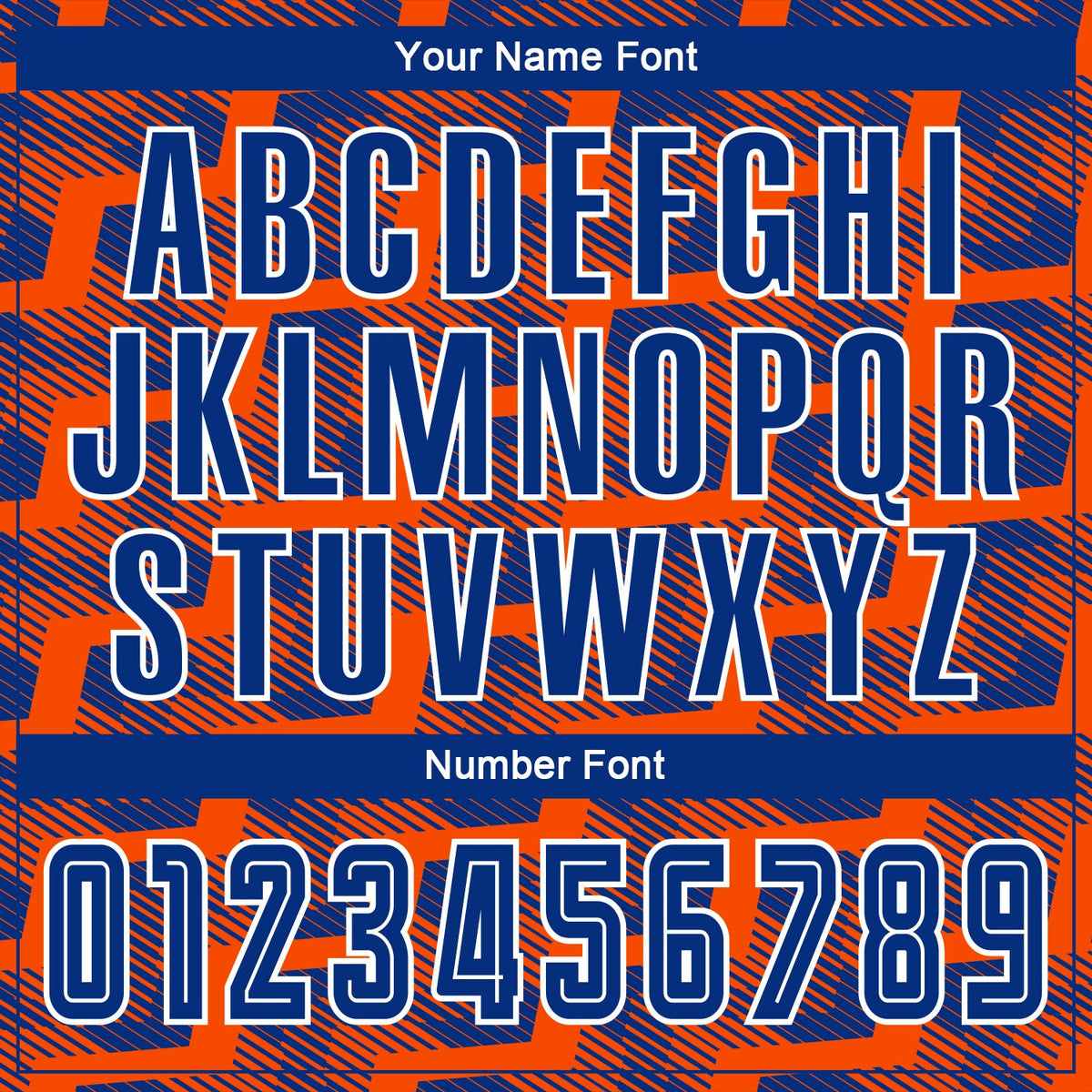 Custom Royal Orange-White Line Sublimation Soccer Uniform Jersey Limited