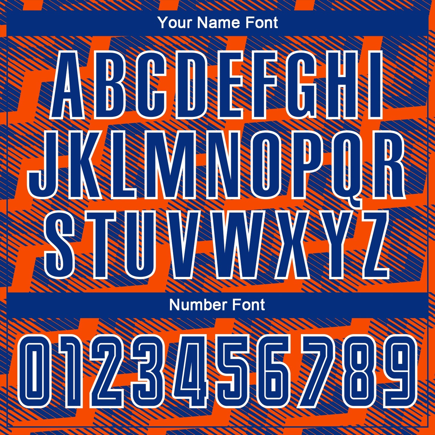 Custom Royal Orange-White Line Sublimation Soccer Uniform Jersey Limited