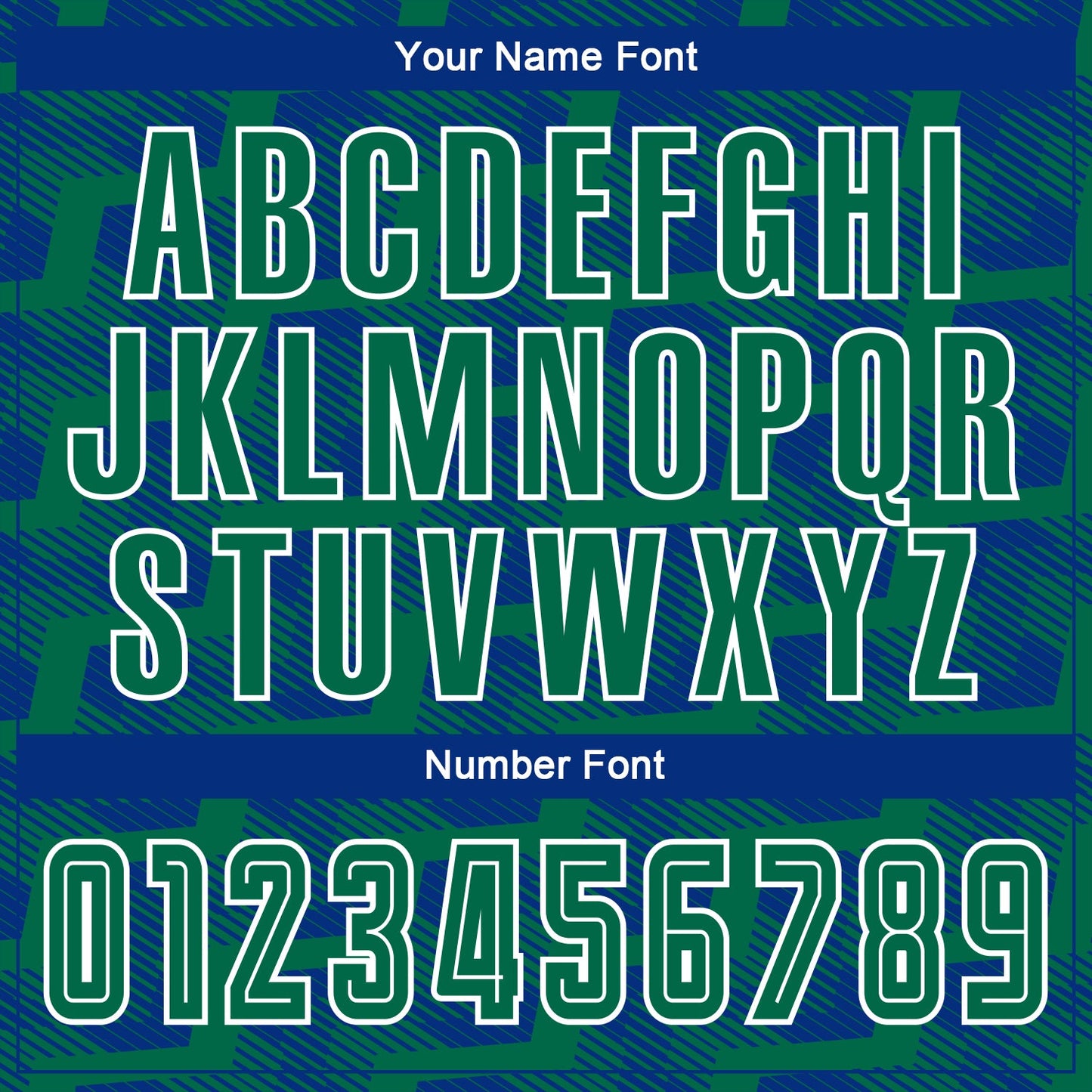 Custom Royal Kelly Green-White Line Sublimation Soccer Uniform Jersey Limited