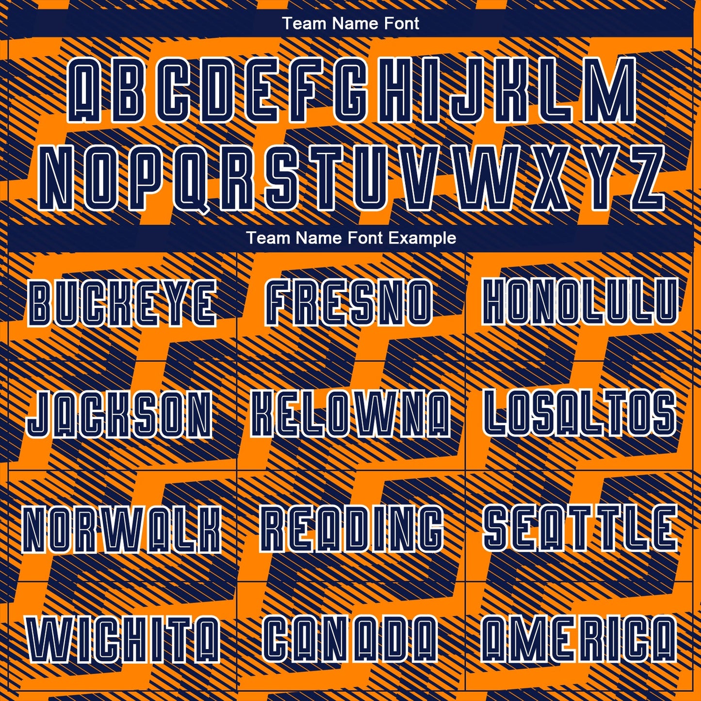 Custom Navy Bay Orange-White Line Sublimation Soccer Uniform Jersey Limited