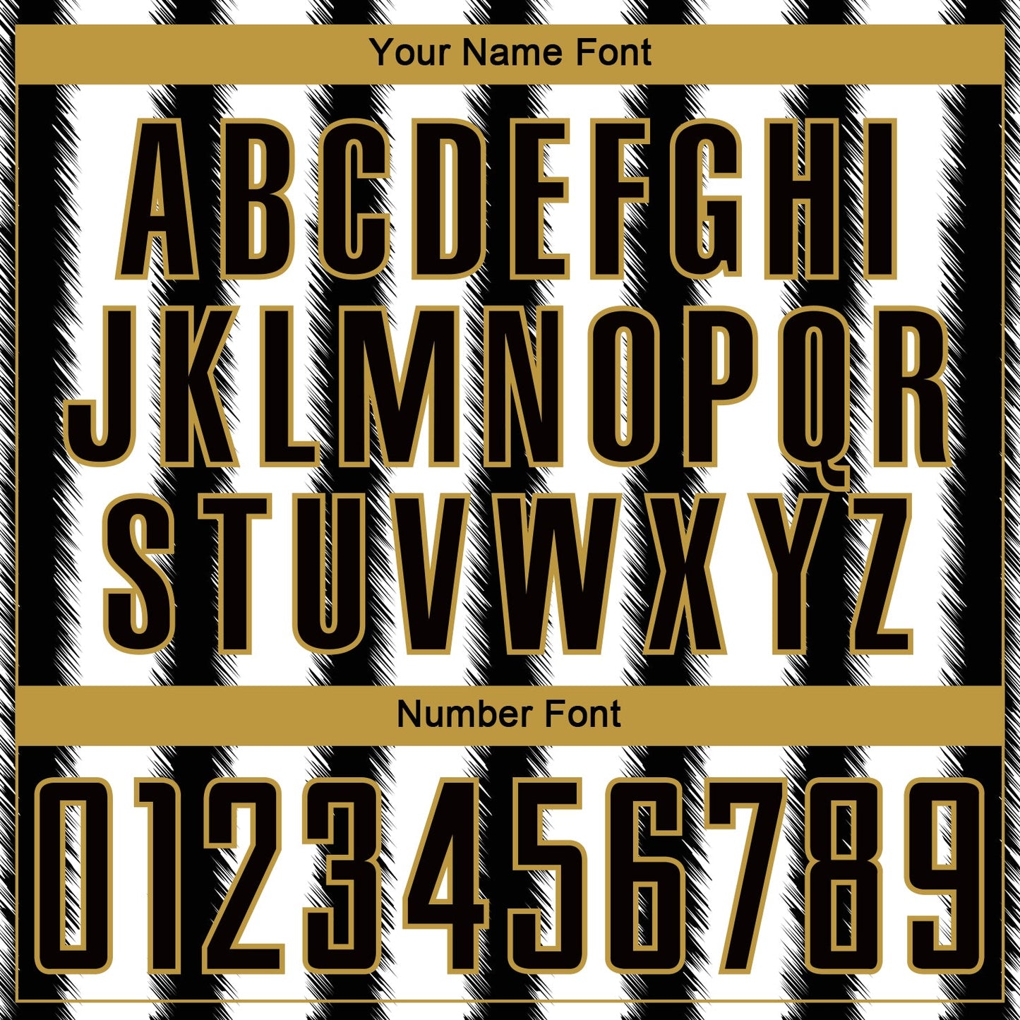 Custom Black White-Old Gold Line Sublimation Soccer Uniform Jersey Limited