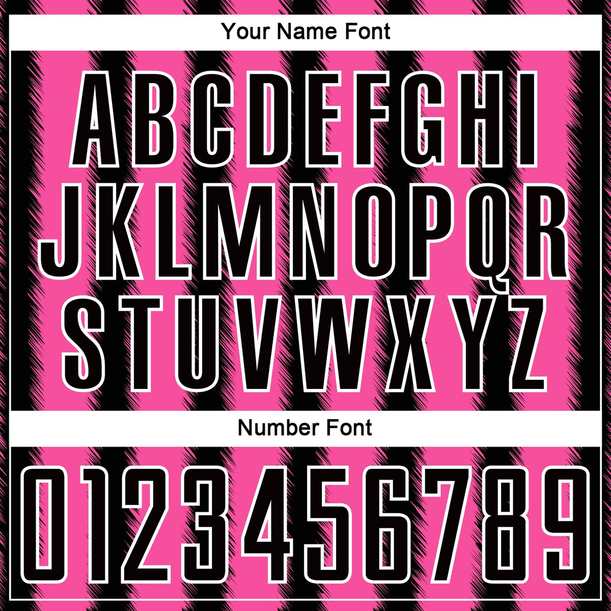 Custom Black Pink-White Line Sublimation Soccer Uniform Jersey Limited