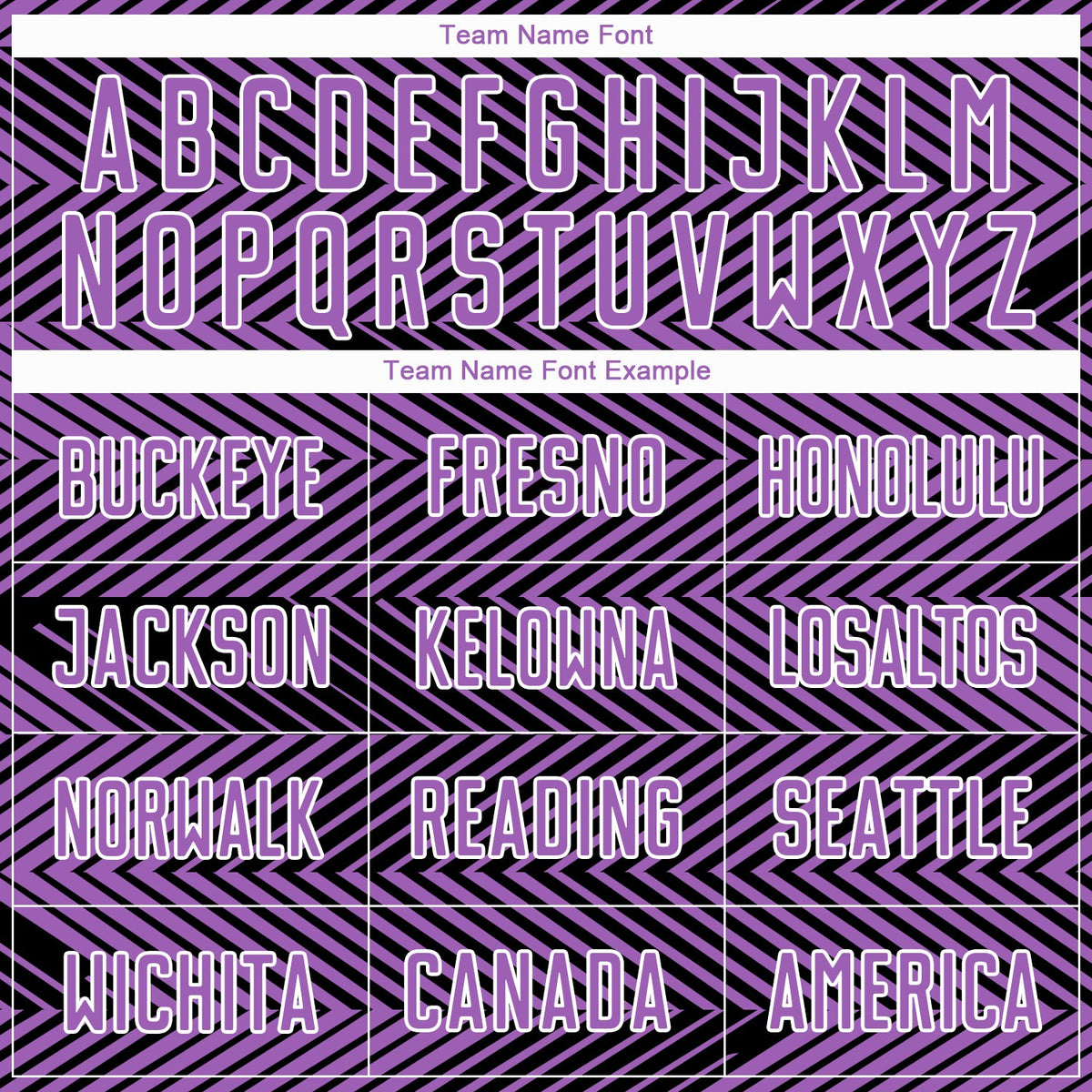 Custom Medium Purple Black-White Line Sublimation Soccer Uniform Jersey Limited