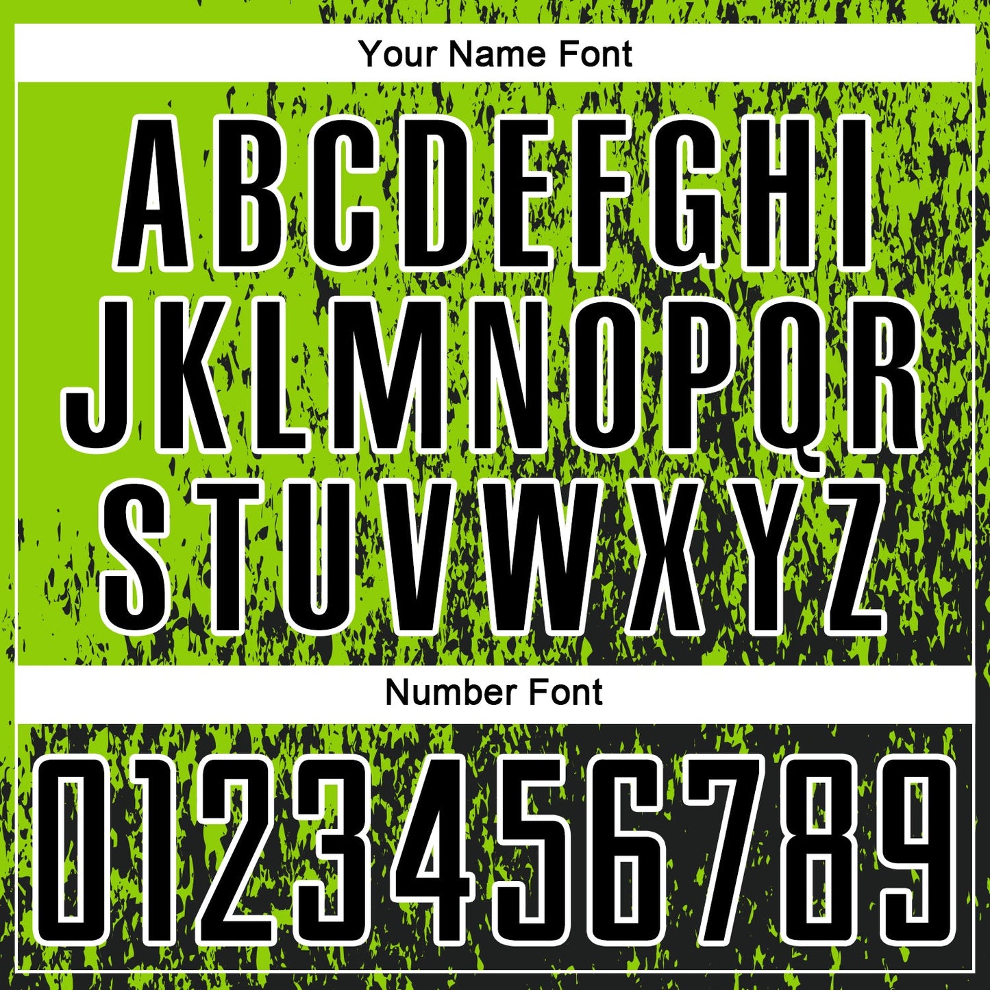 Custom Neon Green Black-White Abstract Fragment Art Sublimation Soccer Uniform Jersey Limited