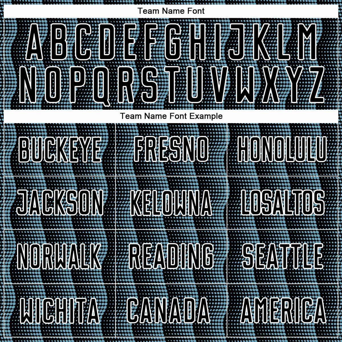 Custom Black Shadow Blue-White Geometric Shape Sublimation Soccer Uniform Jersey Limited