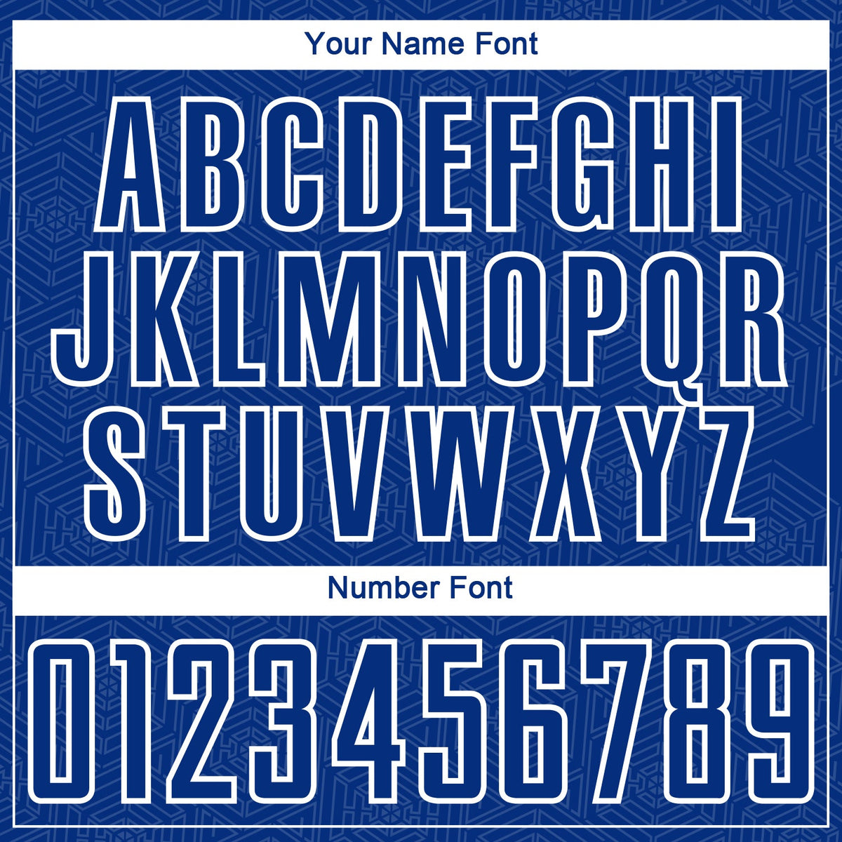 Custom Royal White Geometric Shape Sublimation Soccer Uniform Jersey Limited