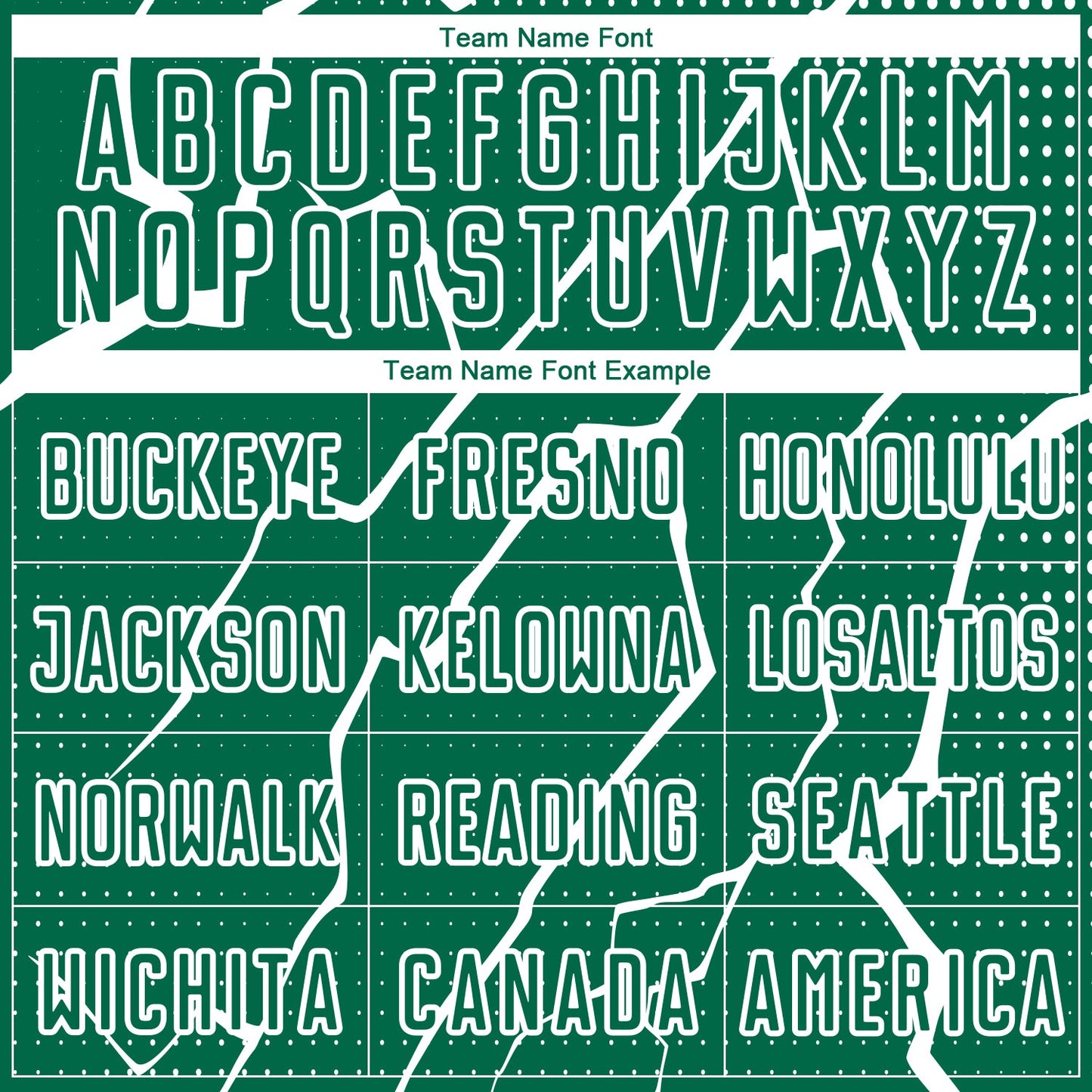 Custom Kelly Green White Lightning Sublimation Soccer Uniform Jersey Limited