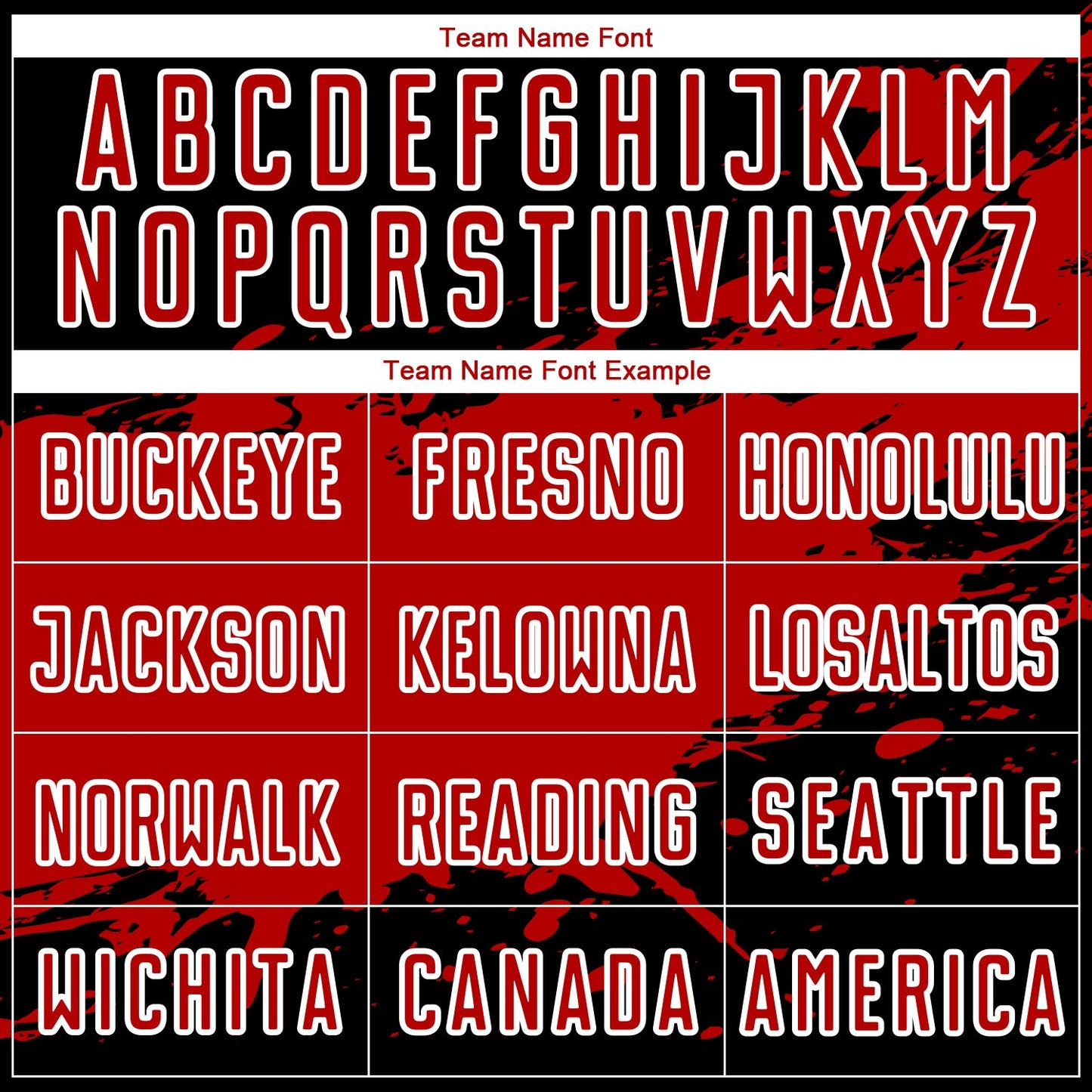 Custom Black Red-White Splash Sublimation Soccer Uniform Jersey Limited