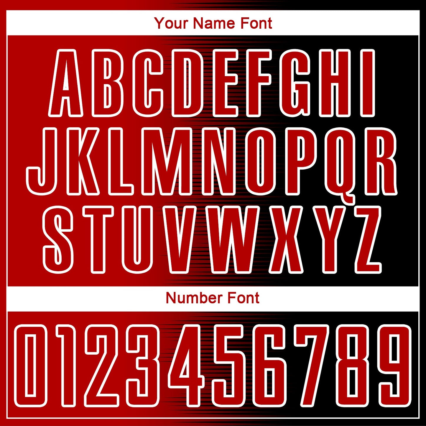 Custom Black Red-White Gradient Line Sublimation Soccer Uniform Jersey Limited