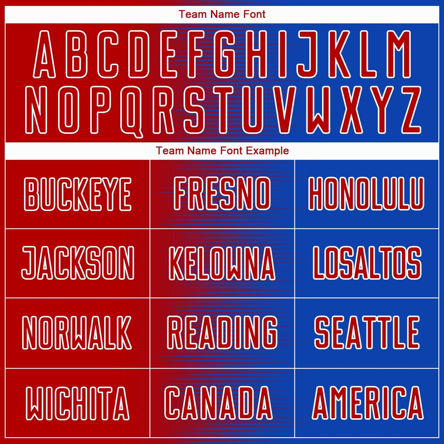 Custom Thunder Blue Red-White Gradient Line Sublimation Soccer Uniform Jersey Limited