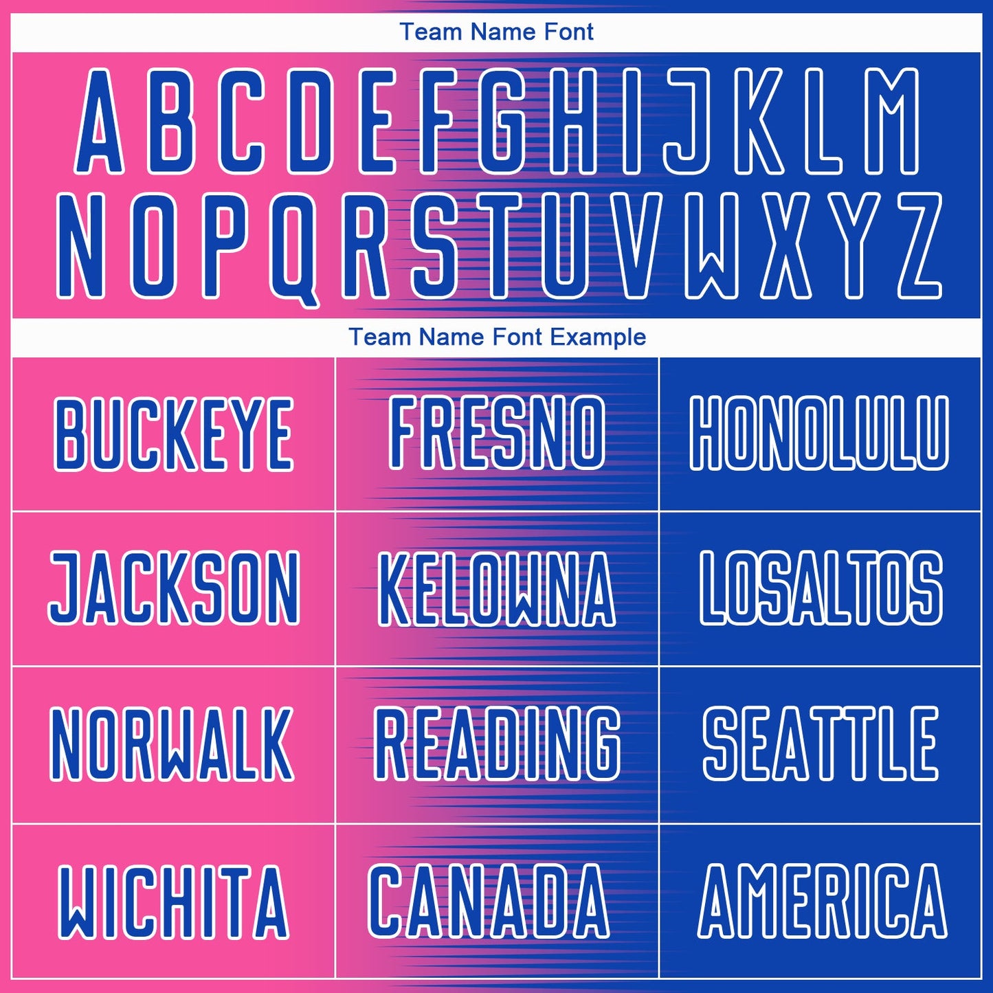 Custom Thunder Blue Pink-White Gradient Line Sublimation Soccer Uniform Jersey Limited