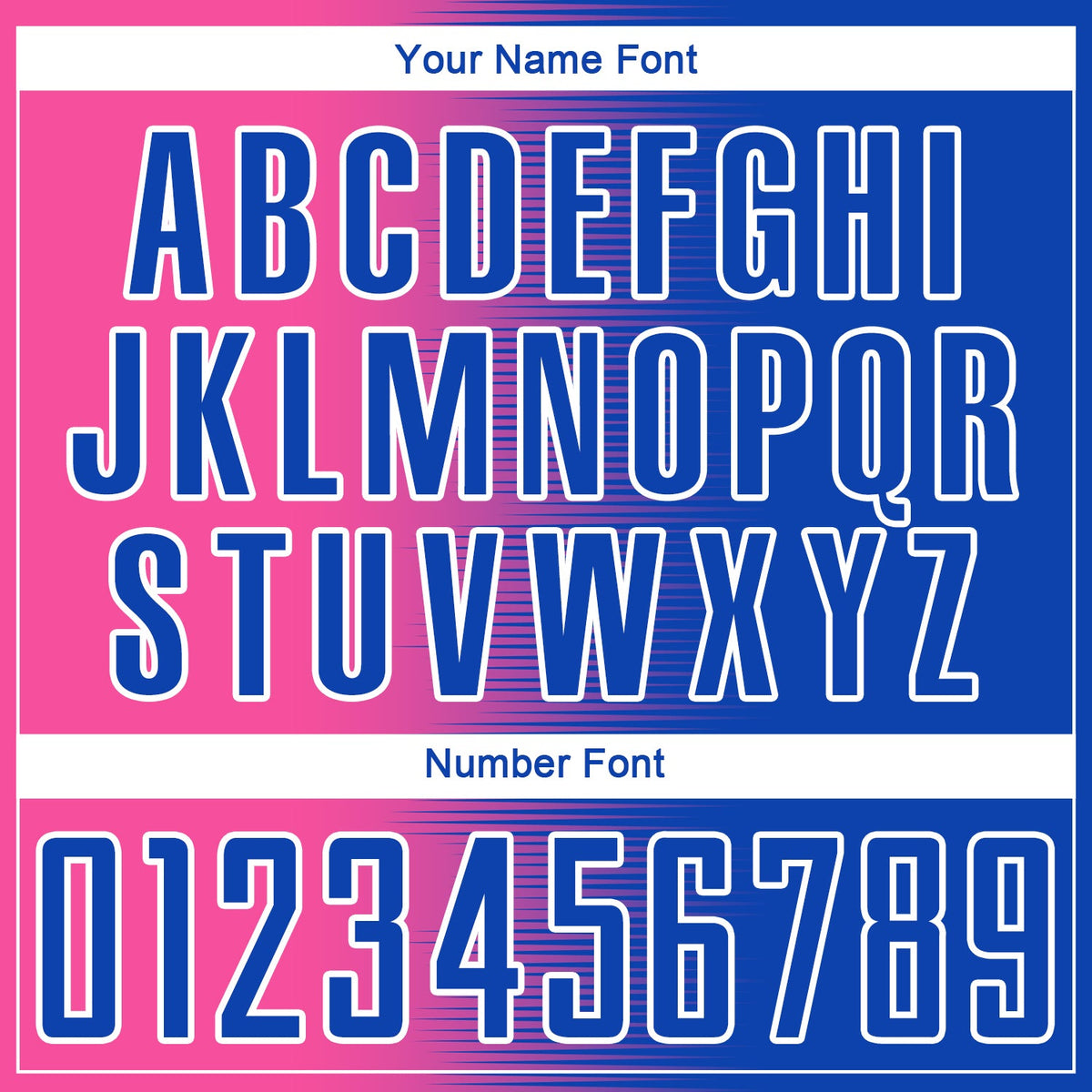 Custom Thunder Blue Pink-White Gradient Line Sublimation Soccer Uniform Jersey Limited