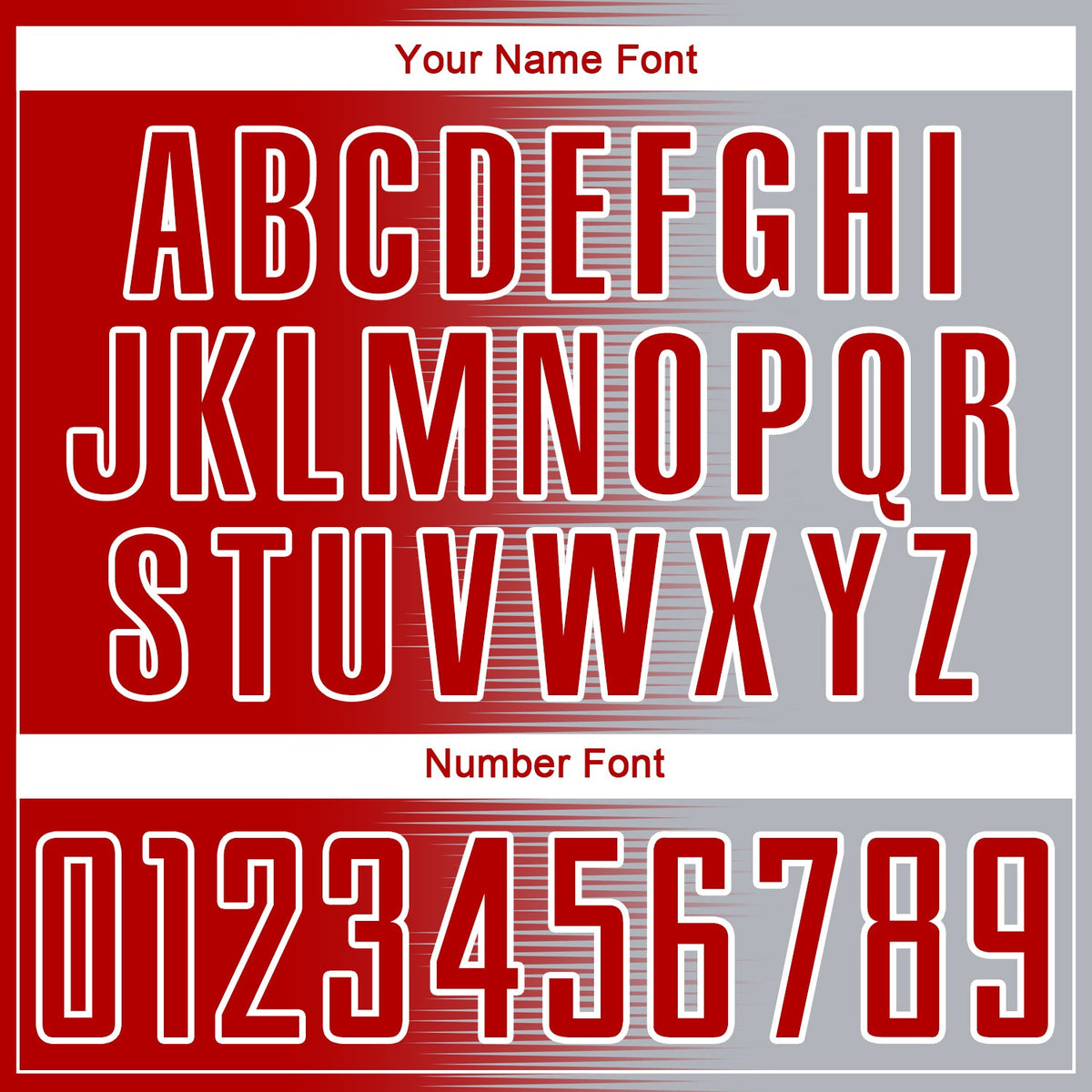 Custom Red Gray-White Gradient Line Sublimation Soccer Uniform Jersey Limited