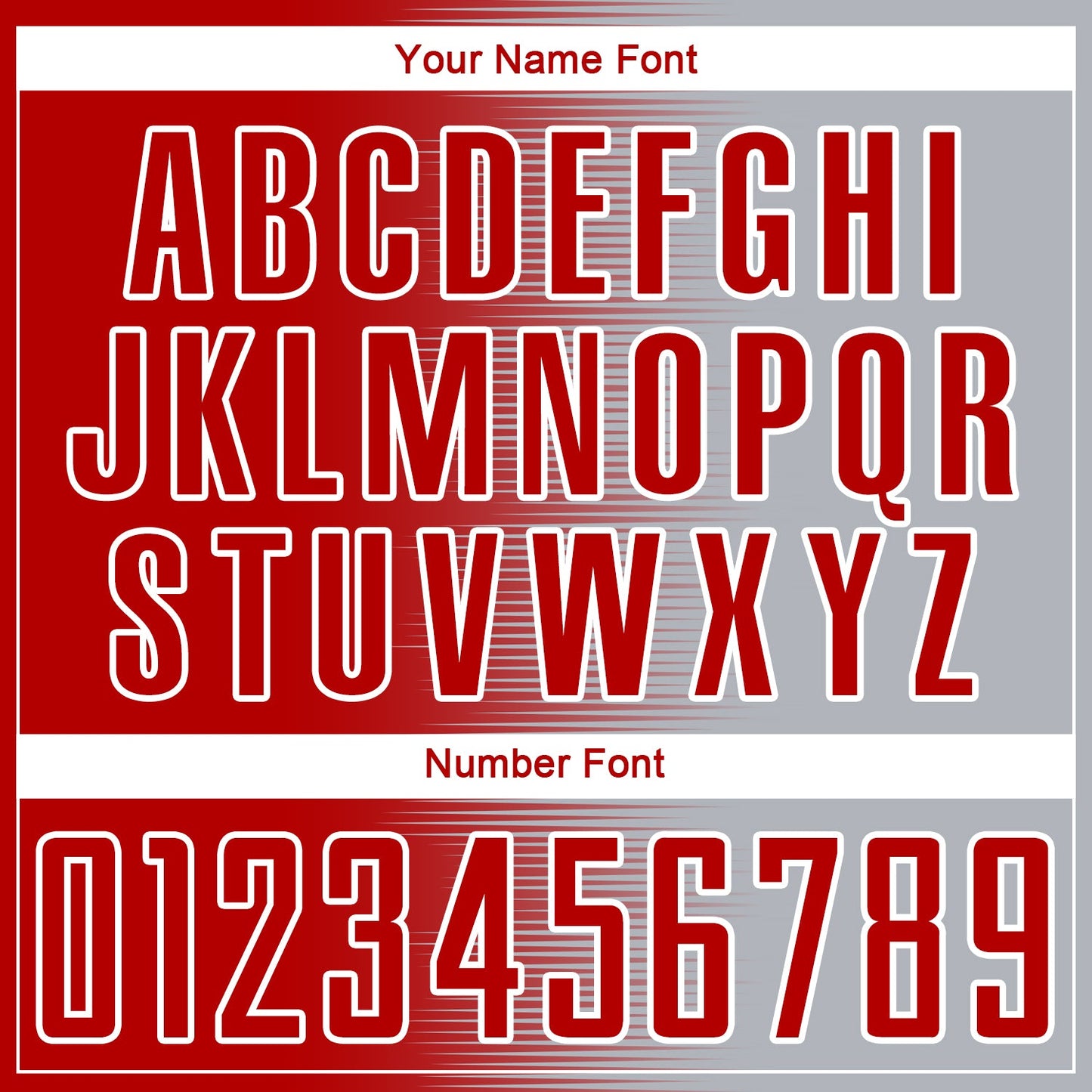 Custom Red Gray-White Gradient Line Sublimation Soccer Uniform Jersey Limited