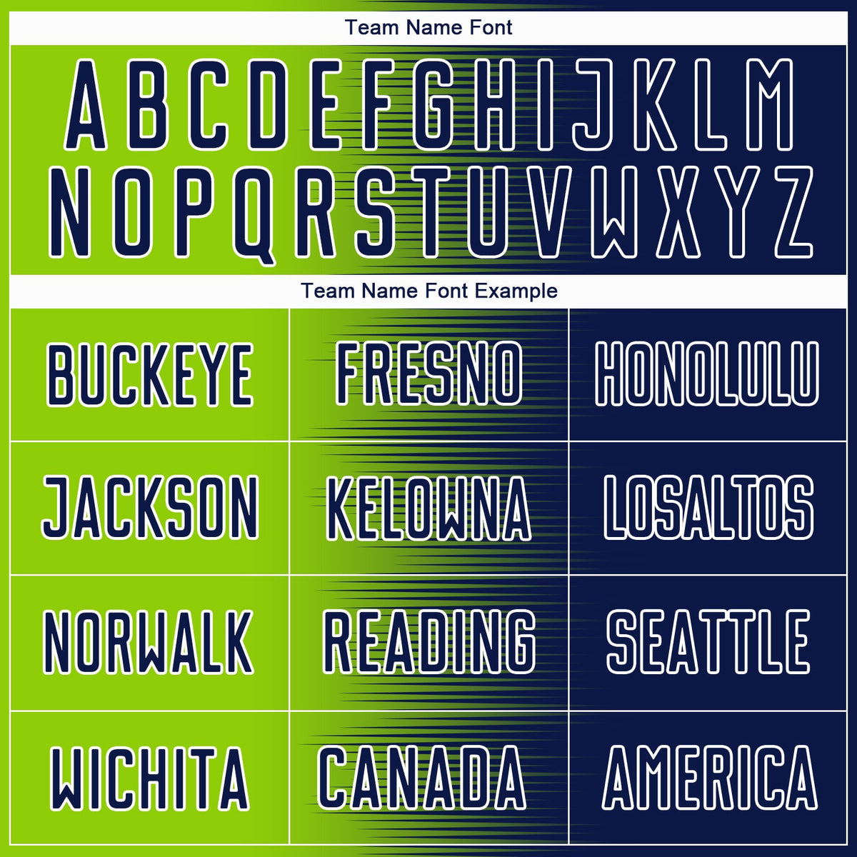 Custom Navy Neon Green-White Gradient Line Sublimation Soccer Uniform Jersey Limited