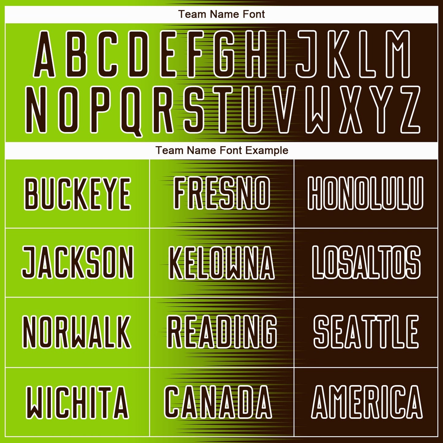 Custom Brown Neon Green-White Gradient Line Sublimation Soccer Uniform Jersey Limited