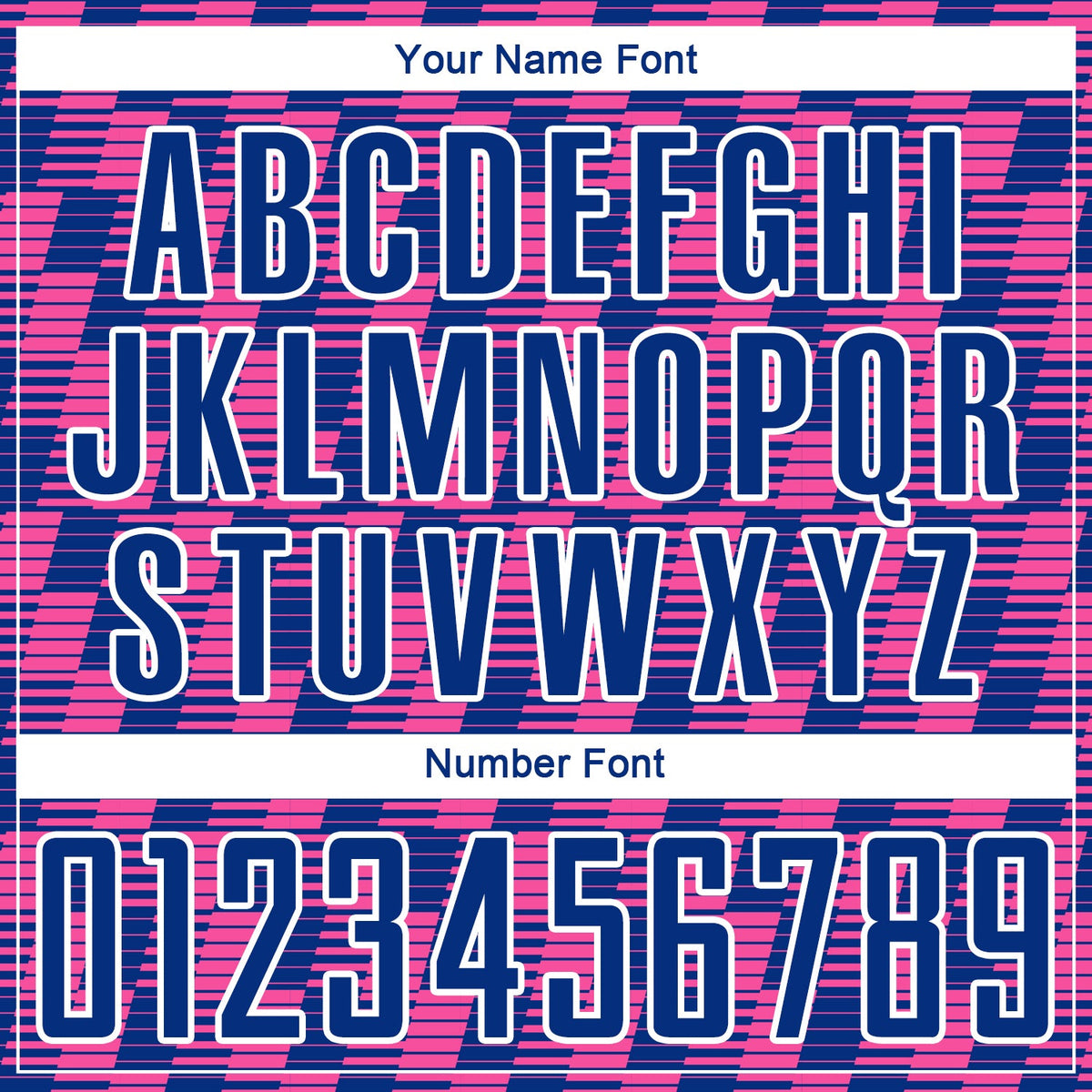 Custom Royal Pink-White Line Sublimation Soccer Uniform Jersey Limited