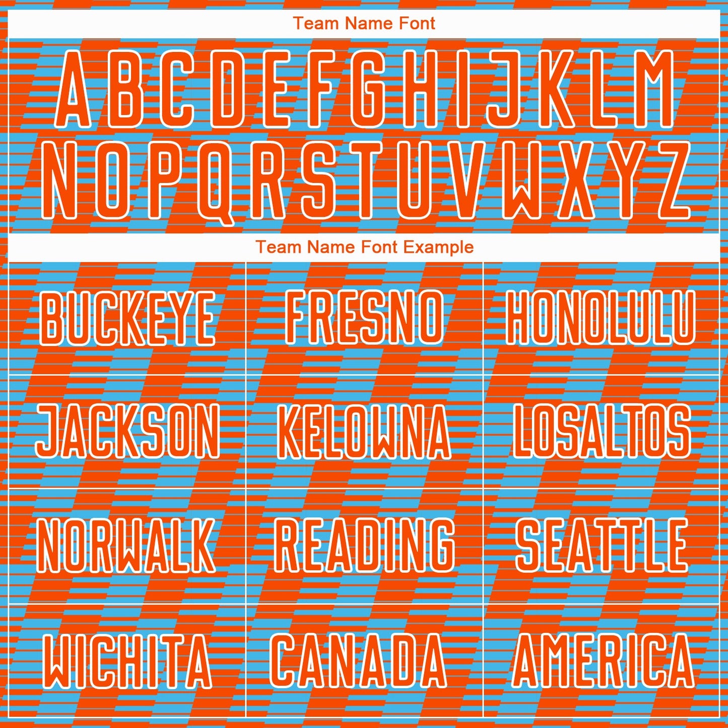 Custom Orange Sky Blue-White Line Sublimation Soccer Uniform Jersey Limited