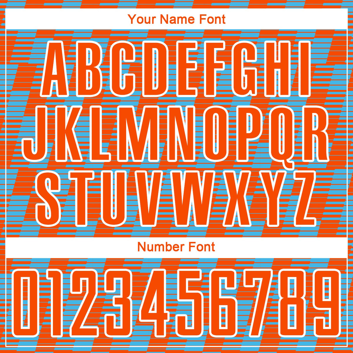 Custom Orange Sky Blue-White Line Sublimation Soccer Uniform Jersey Limited