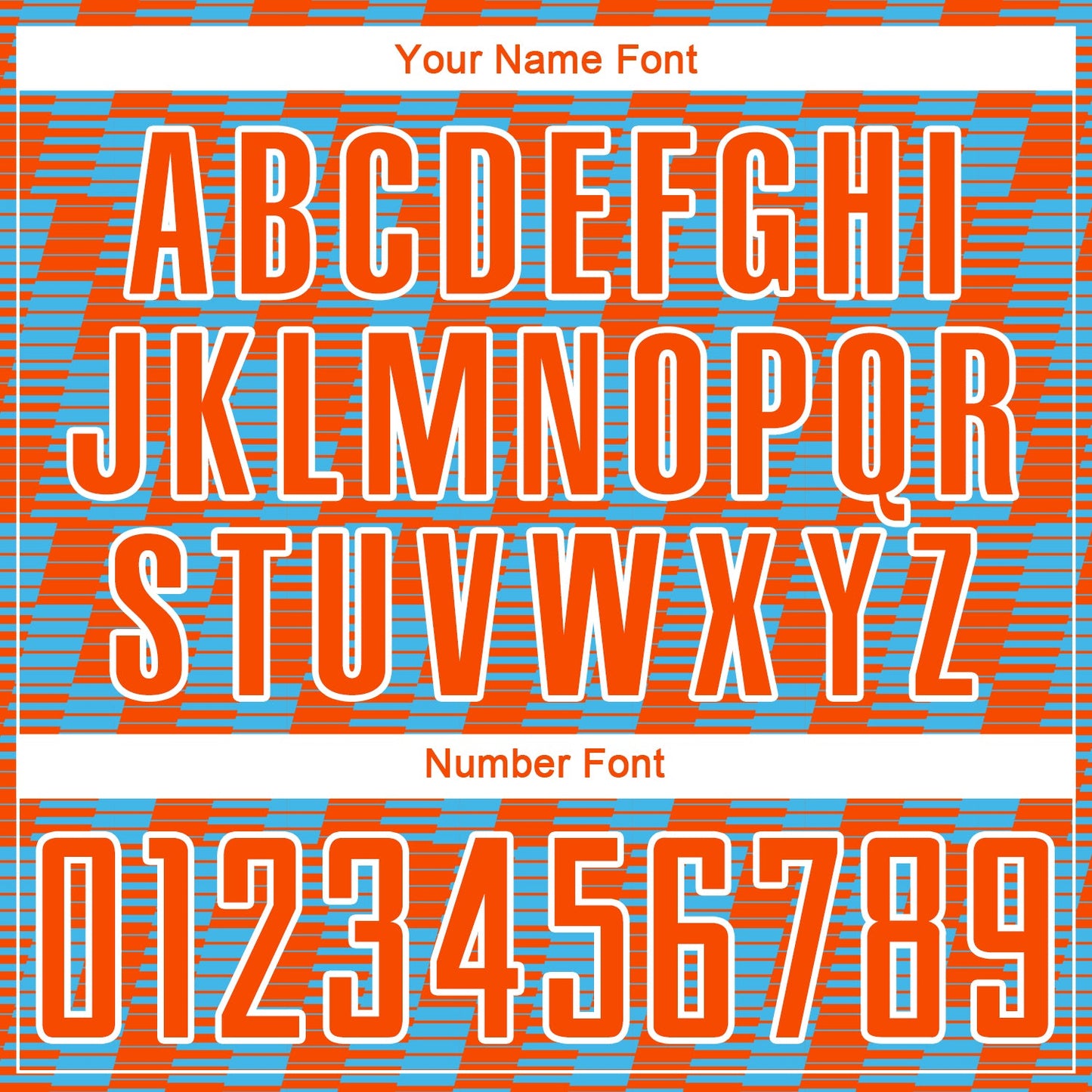 Custom Orange Sky Blue-White Line Sublimation Soccer Uniform Jersey Limited