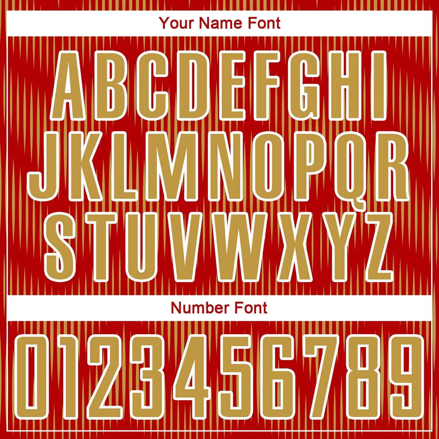 Custom Red Old Gold-White Line Sublimation Soccer Uniform Jersey Limited