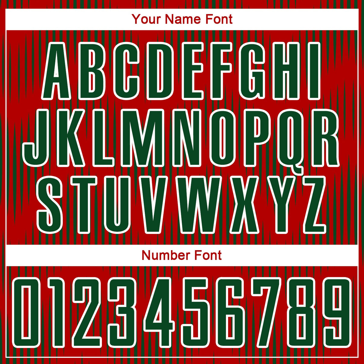 Custom Red Green-White Line Sublimation Soccer Uniform Jersey Limited