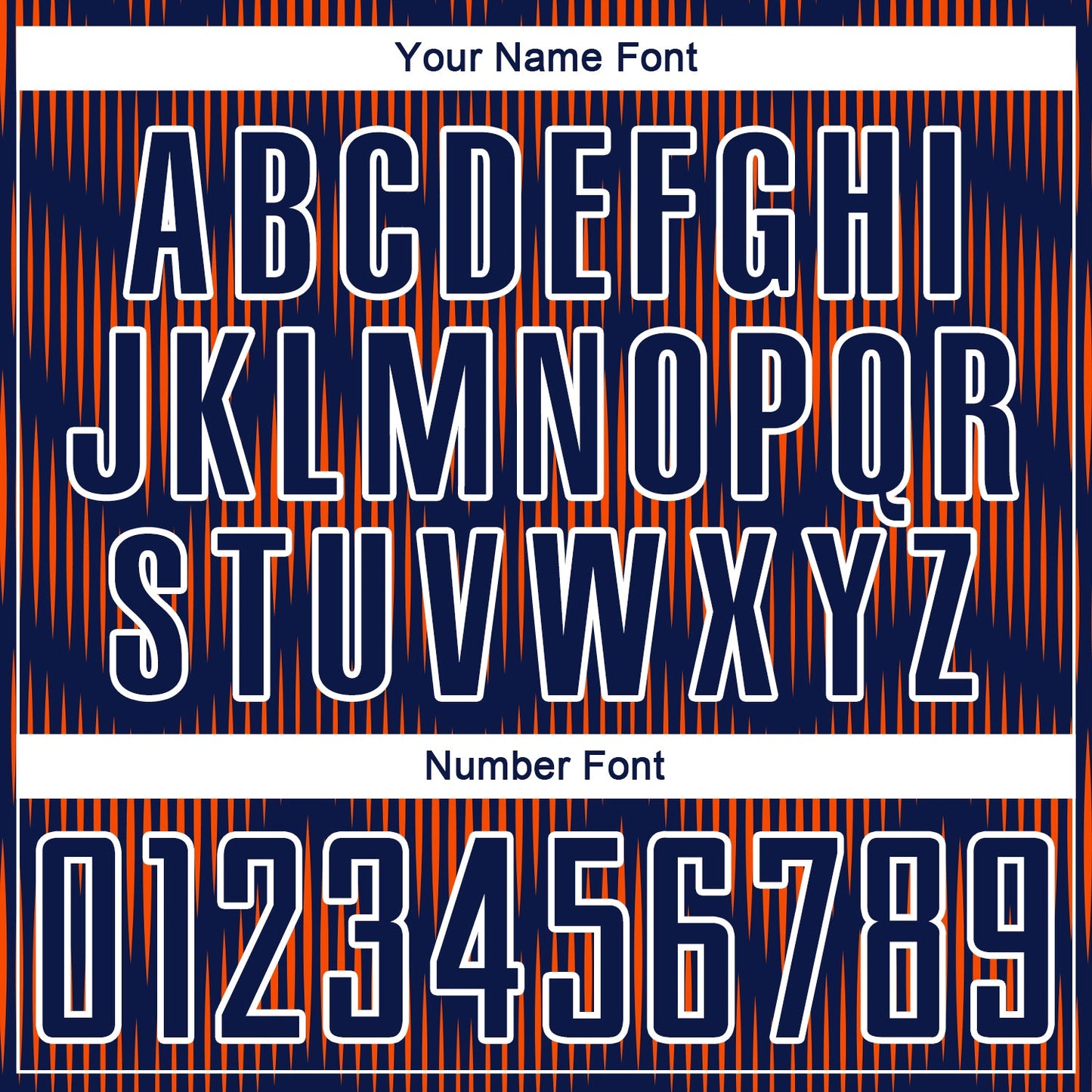 Custom Navy Orange-White Line Sublimation Soccer Uniform Jersey Limited