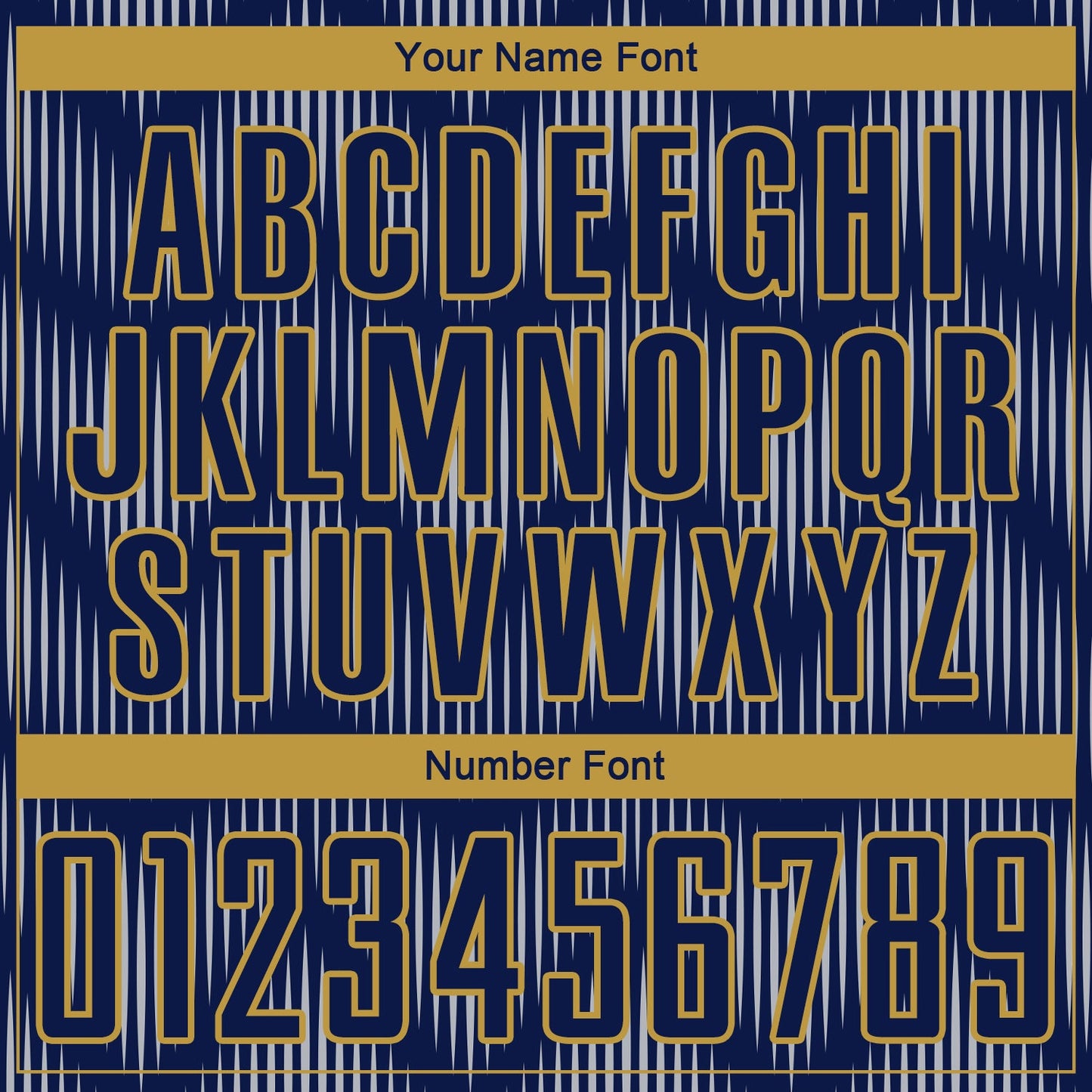 Custom Navy Gray-Old Gold Line Sublimation Soccer Uniform Jersey Limited