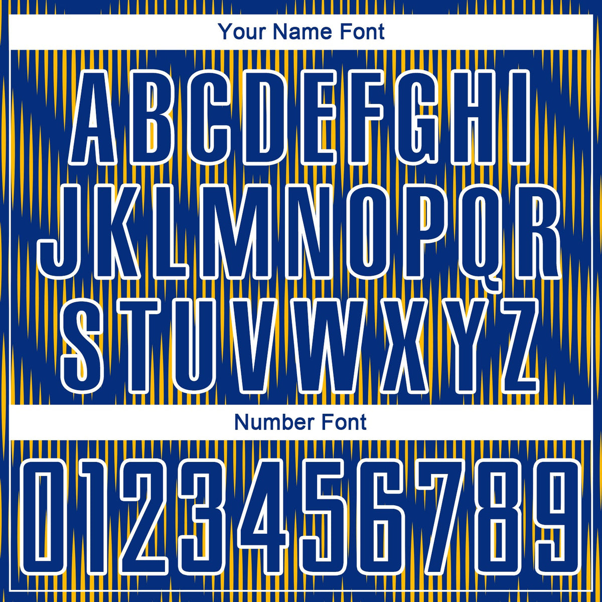 Custom Royal Gold-White Line Sublimation Soccer Uniform Jersey Limited