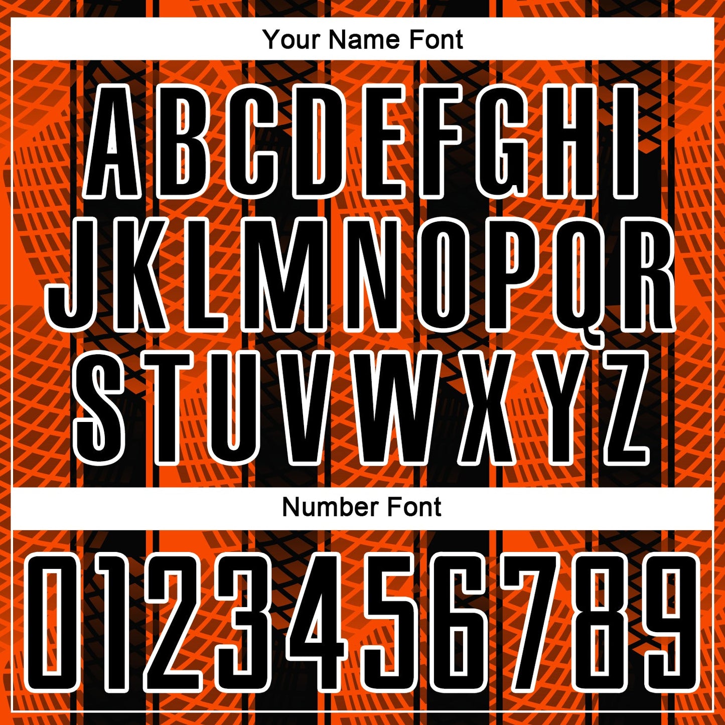 Custom Black Orange-White Abstract Network Sublimation Soccer Uniform Jersey Limited