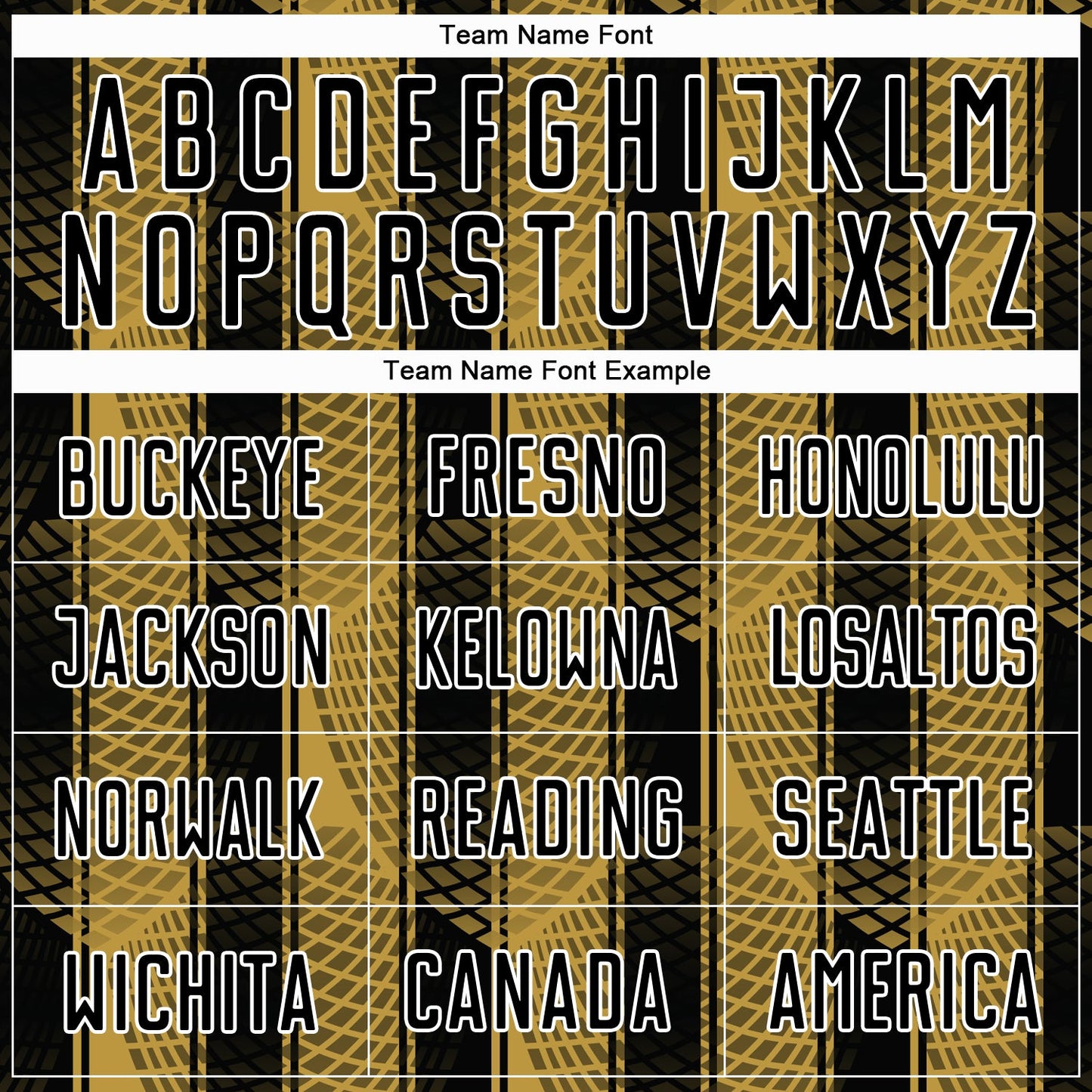 Custom Black Old Gold-White Abstract Network Sublimation Soccer Uniform Jersey Limited