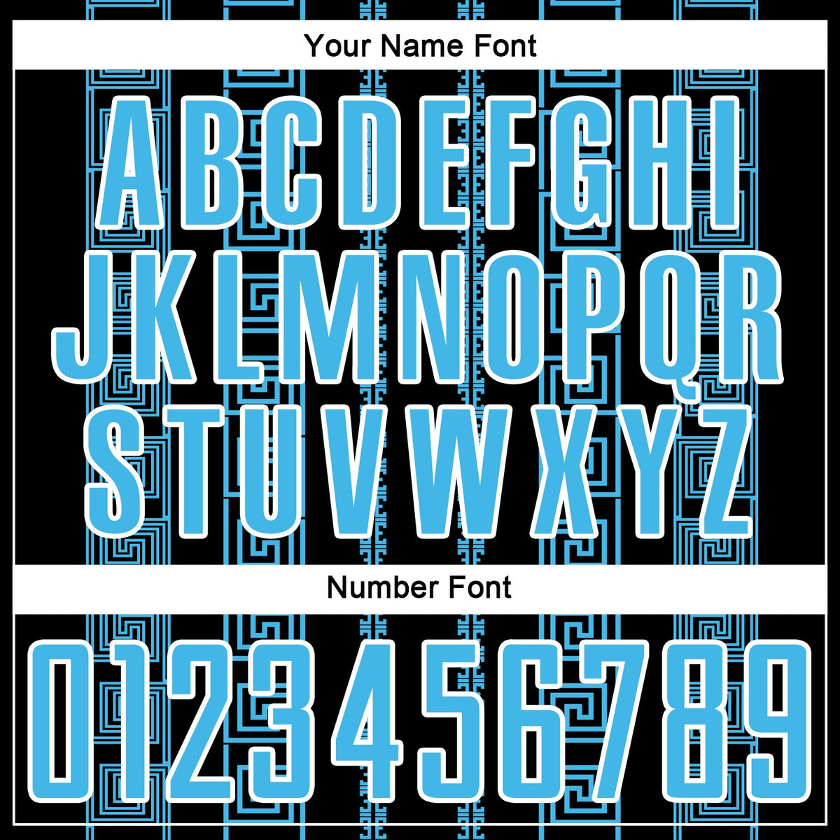 Custom Black Sky Blue-White Geometric Shape Sublimation Soccer Uniform Jersey Limited