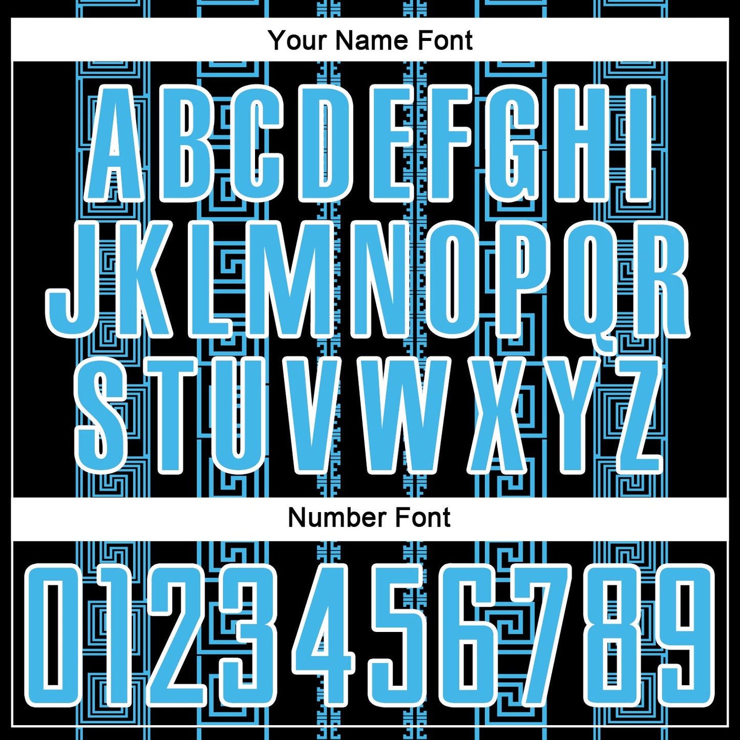 Custom Black Sky Blue-White Geometric Shape Sublimation Soccer Uniform Jersey Limited