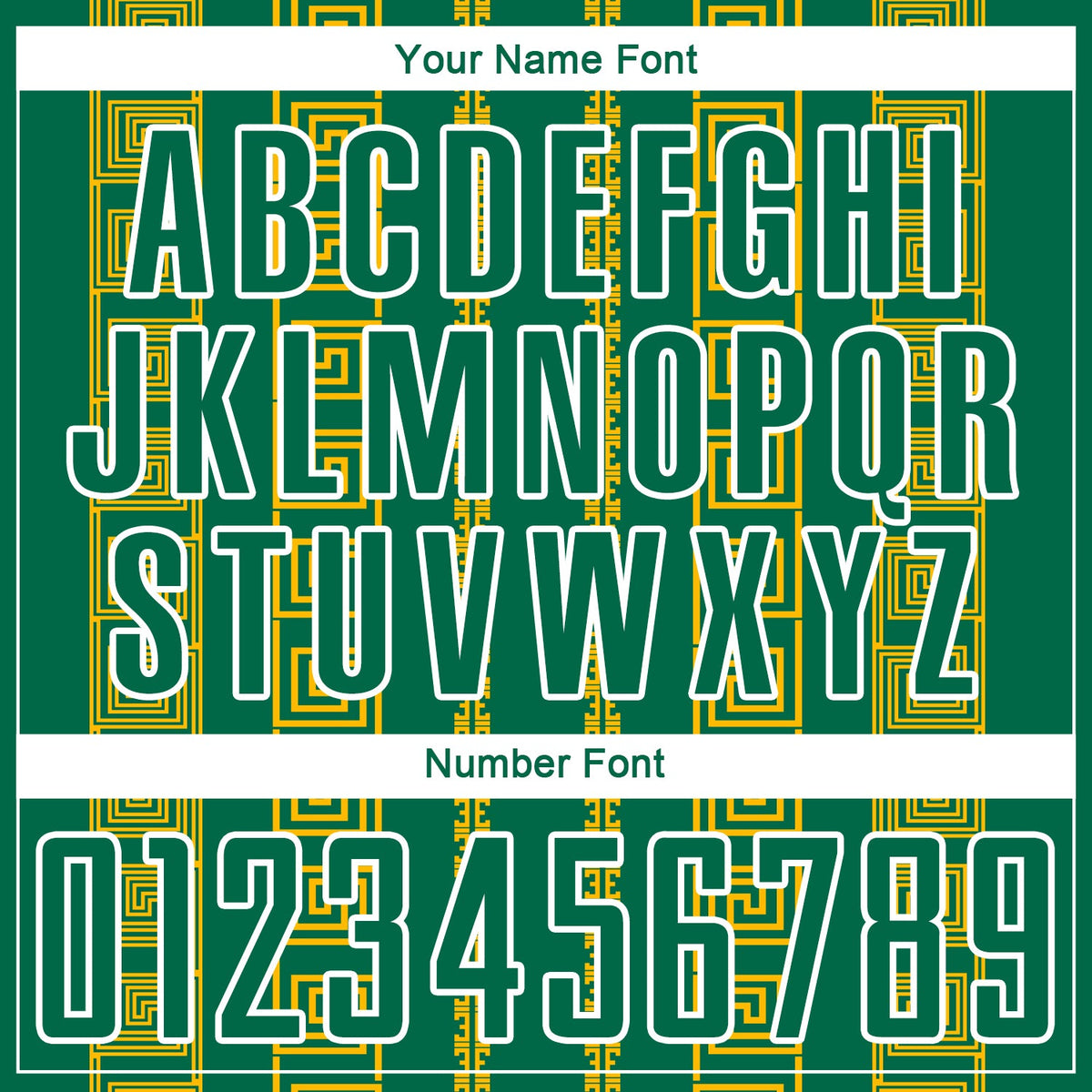 Custom Kelly Green Gold-White Geometric Shape Sublimation Soccer Uniform Jersey Limited