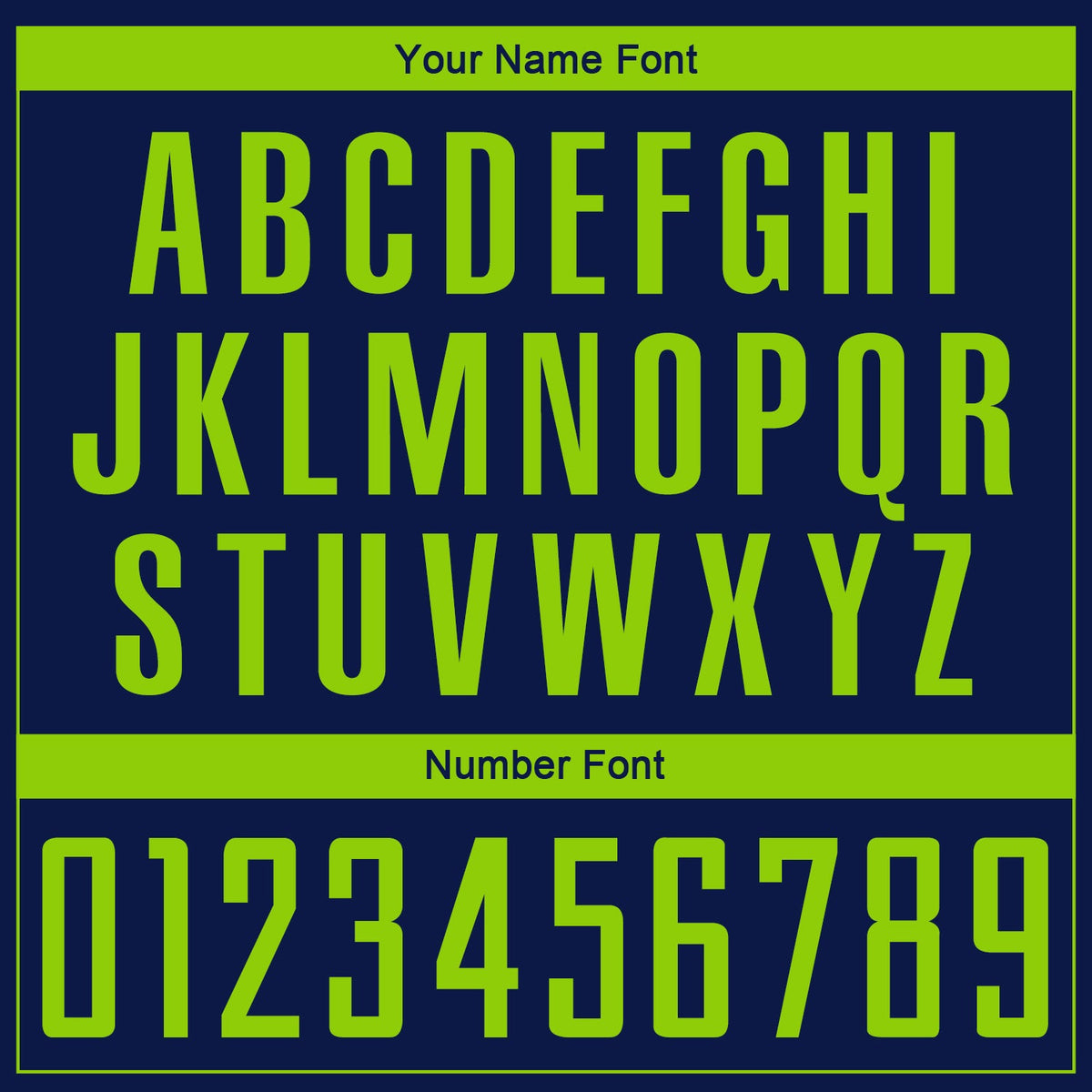 Custom Navy Neon Green Sublimation Soccer Uniform Jersey Limited