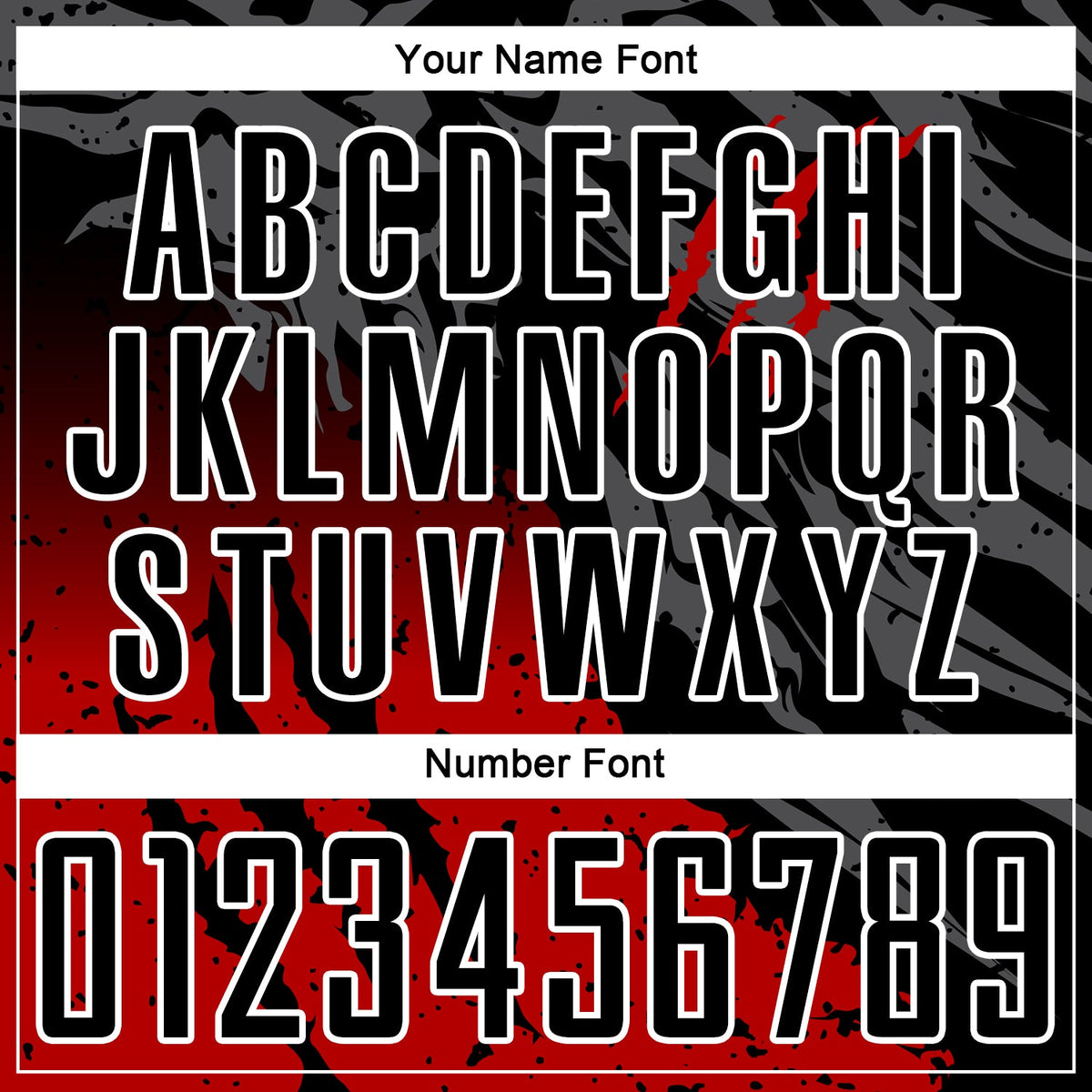 Custom Black Red-White Gradient Scratch Splash Sublimation Soccer Uniform Jersey Limited