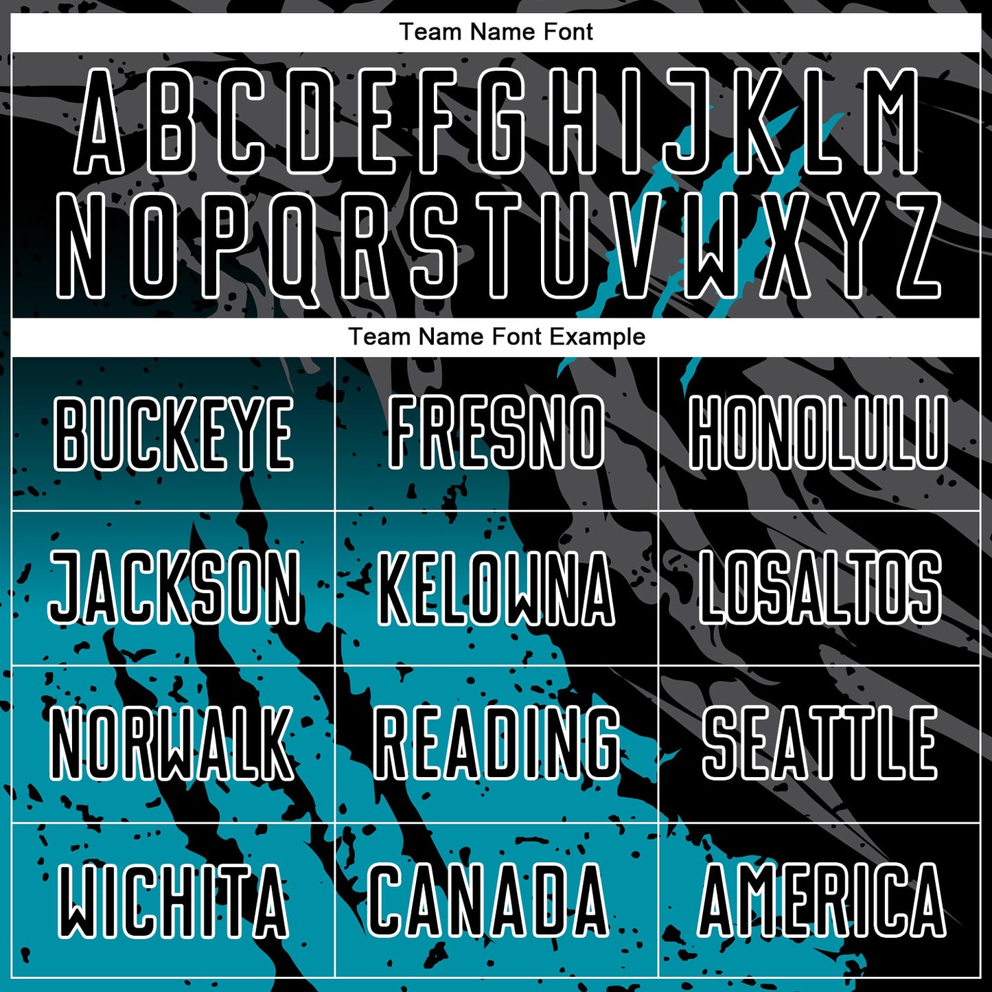 Custom Black Teal-White Gradient Scratch Splash Sublimation Soccer Uniform Jersey Limited