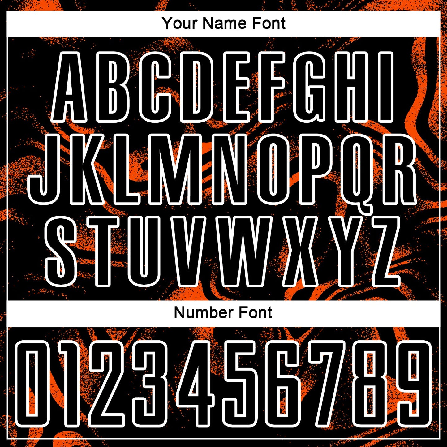 Custom Black Orange-White Abstract Liquid Sublimation Soccer Uniform Jersey Limited