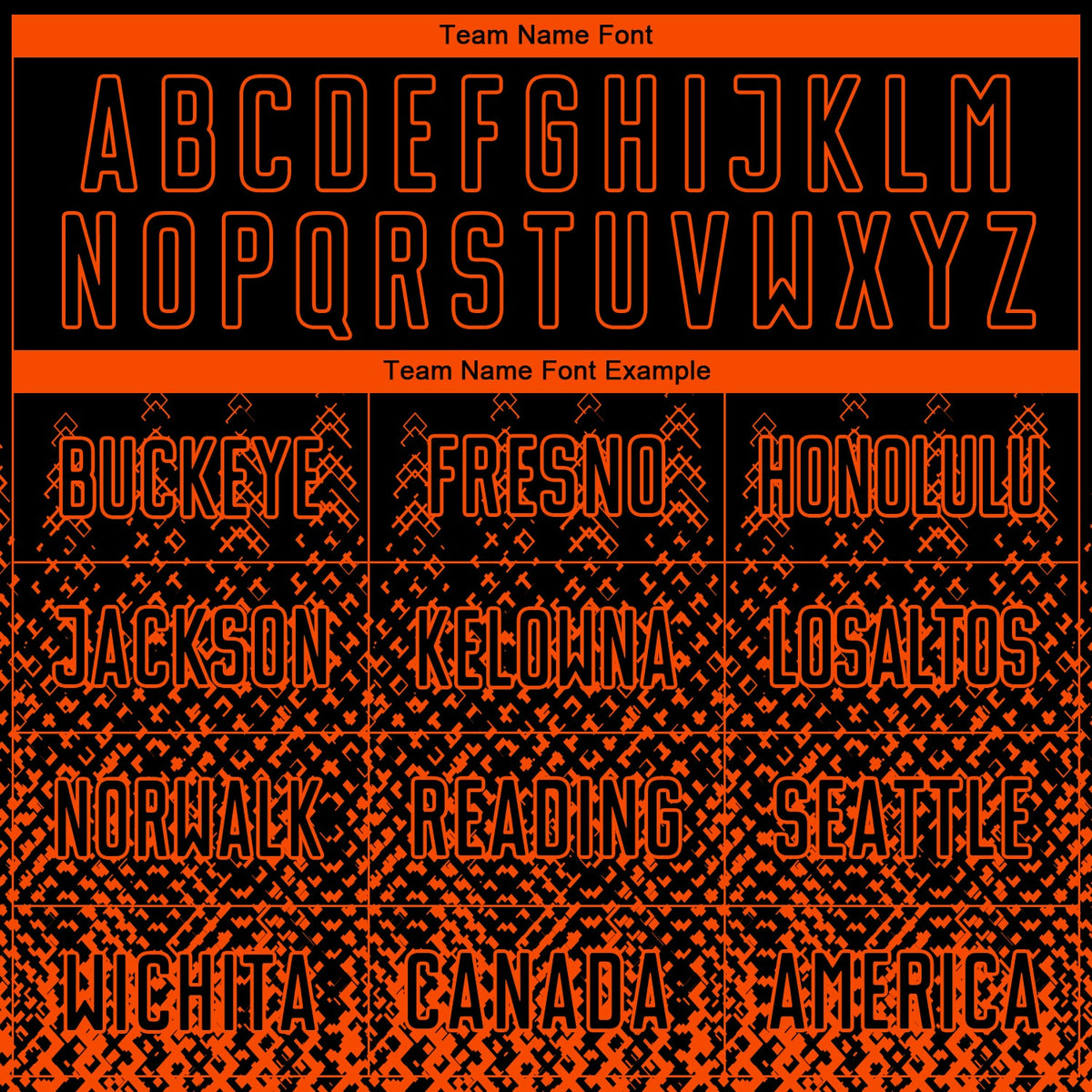 Custom Black Orange Geometric Shape Sublimation Soccer Uniform Jersey Limited