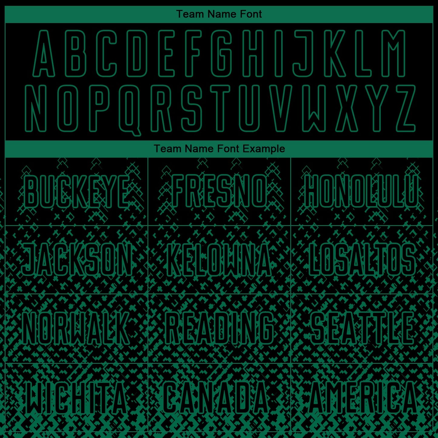 Custom Black Kelly Green Geometric Shape Sublimation Soccer Uniform Jersey Limited