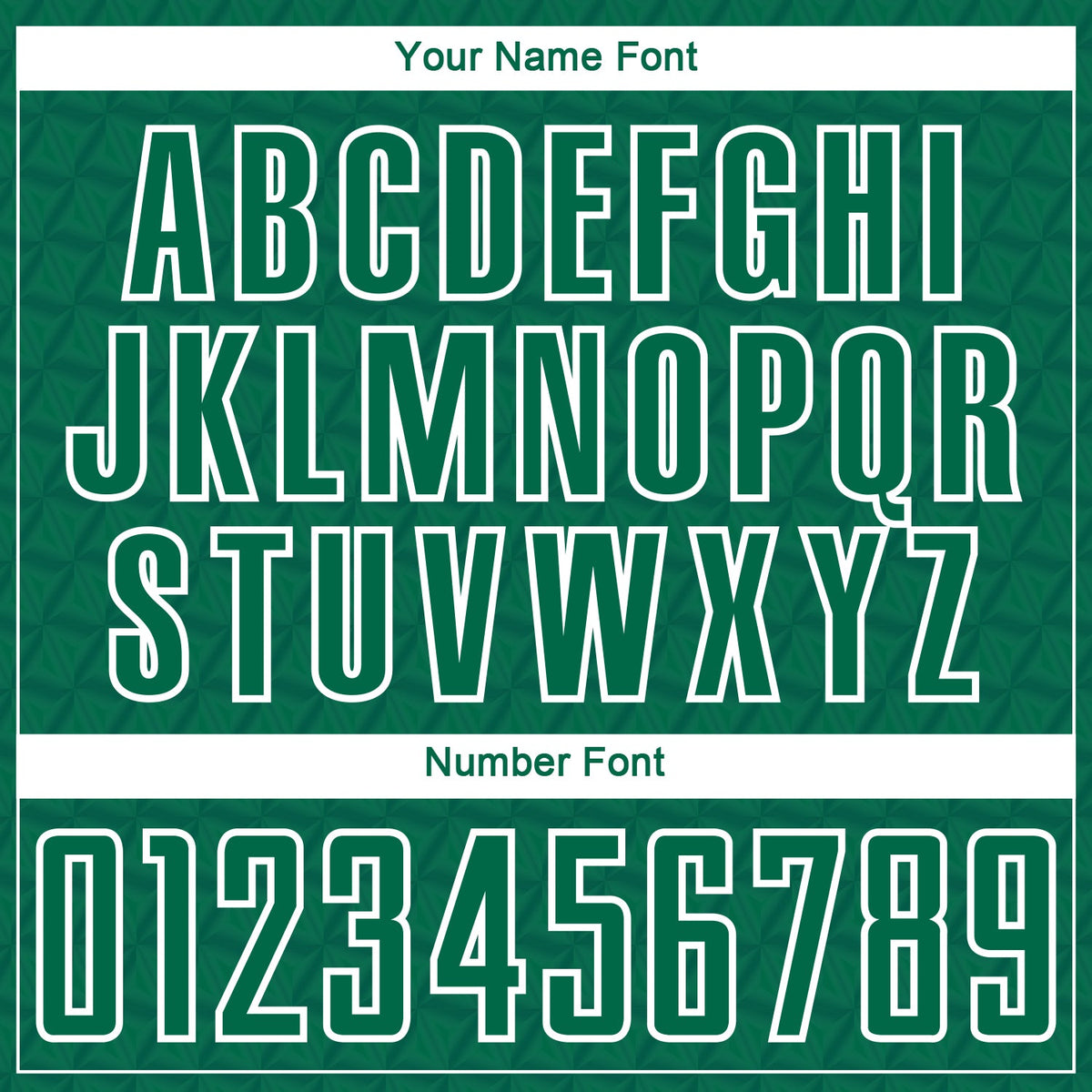 Custom Kelly Green White Geometric Shape Sublimation Soccer Uniform Jersey Limited