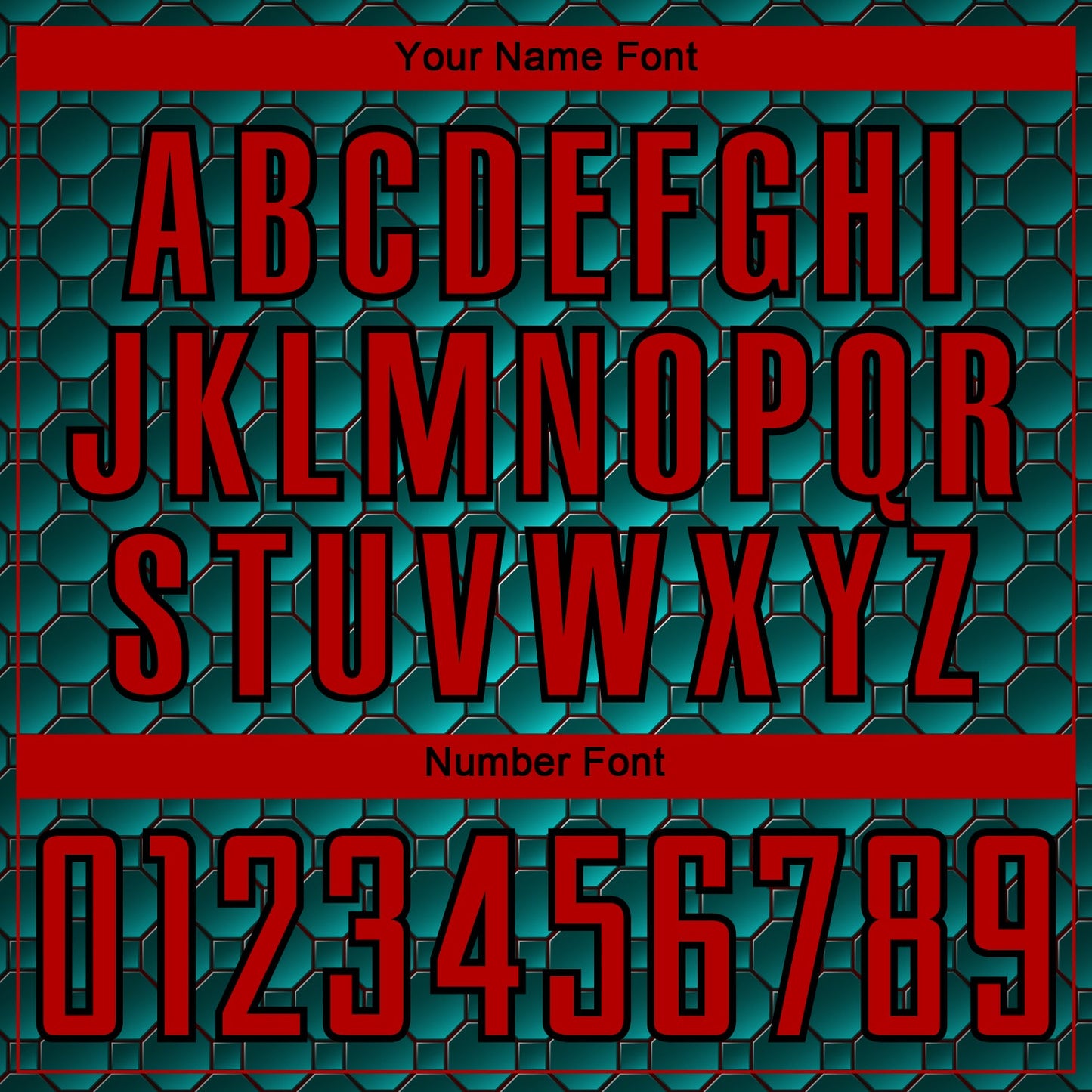 Custom Midnight Green Red-Black Geometric Shape Sublimation Soccer Uniform Jersey Limited